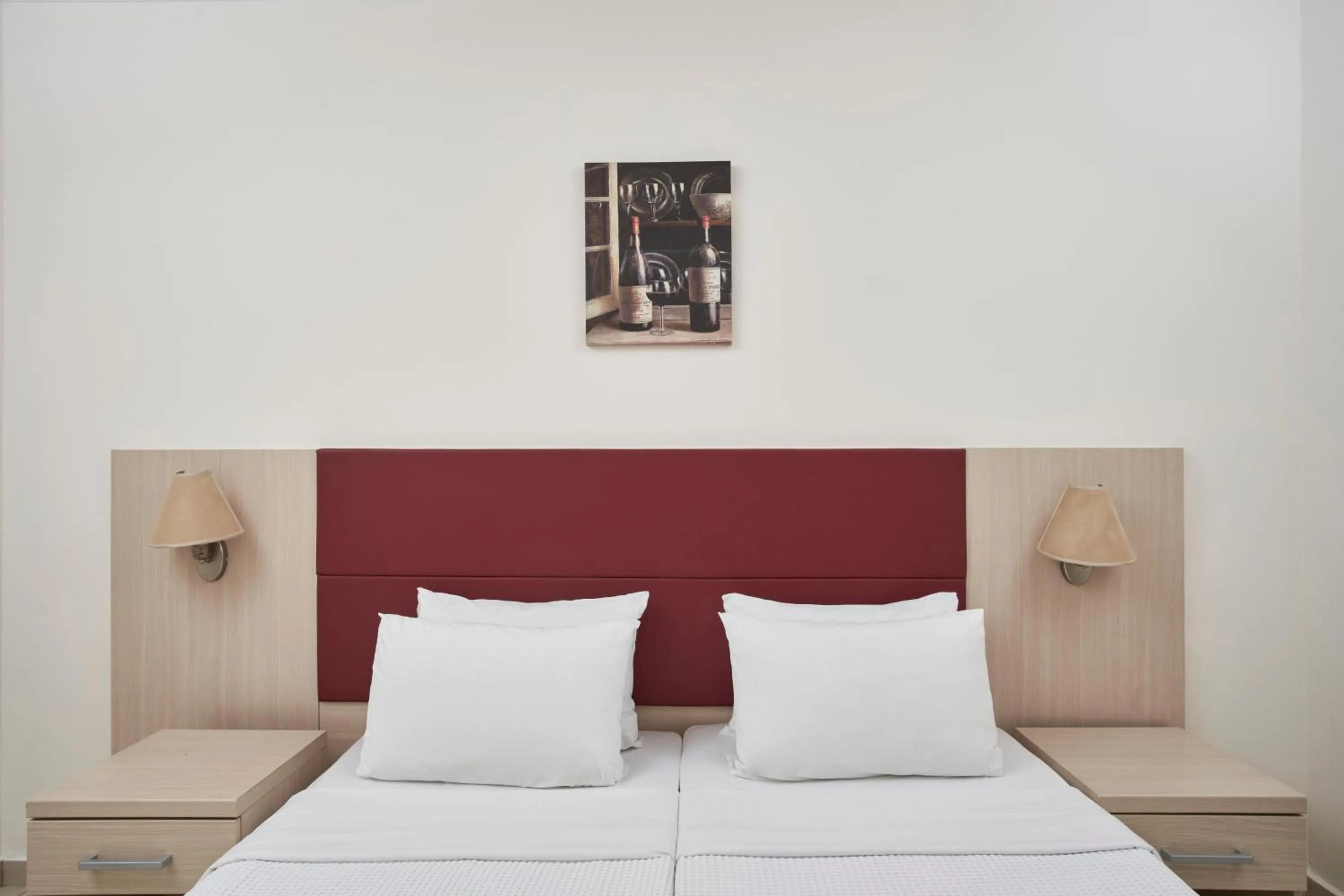 Bed in Blue Bay Resort