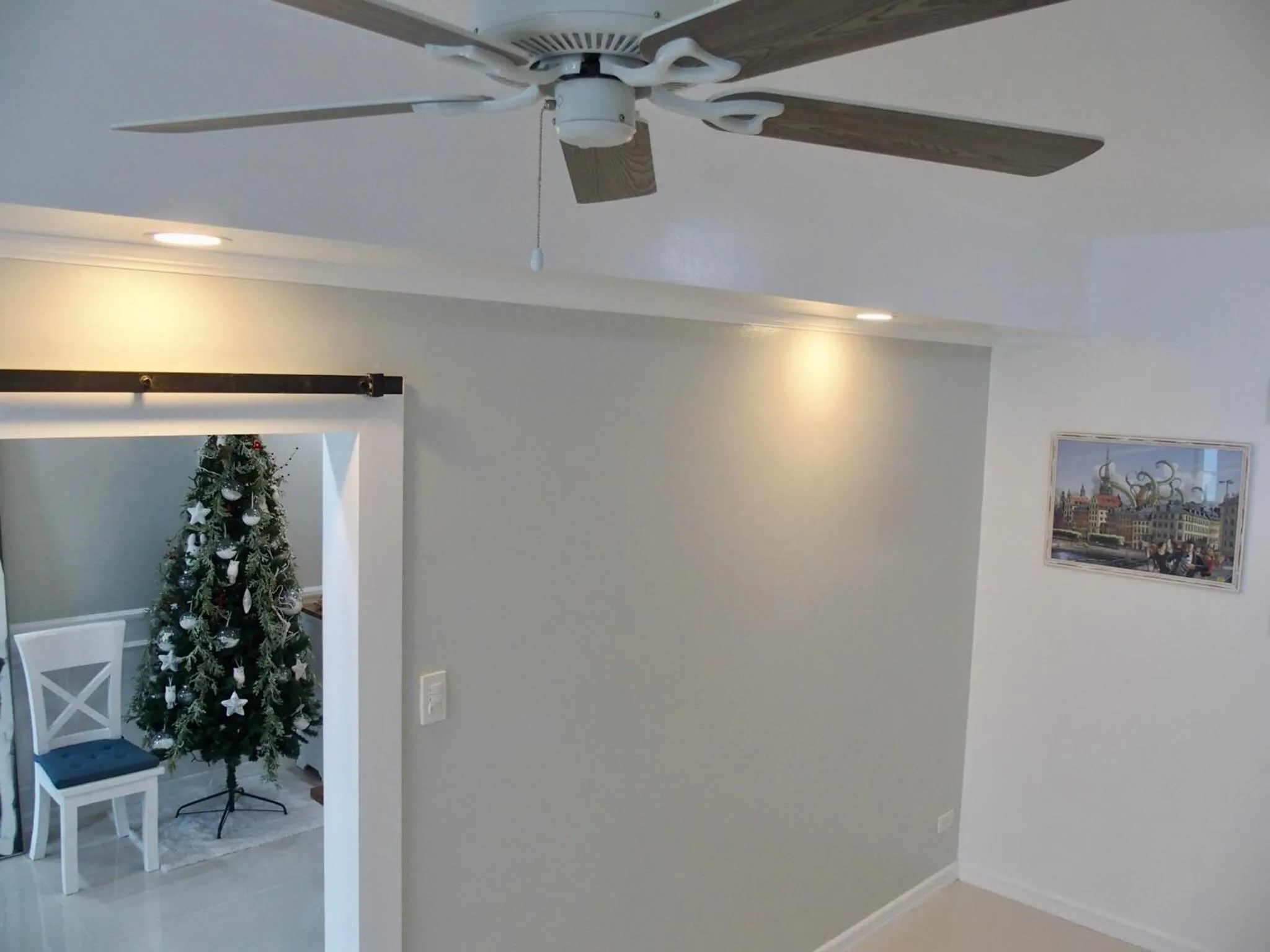 fireplace in Cozy Family Suite with Stunning View of Taal