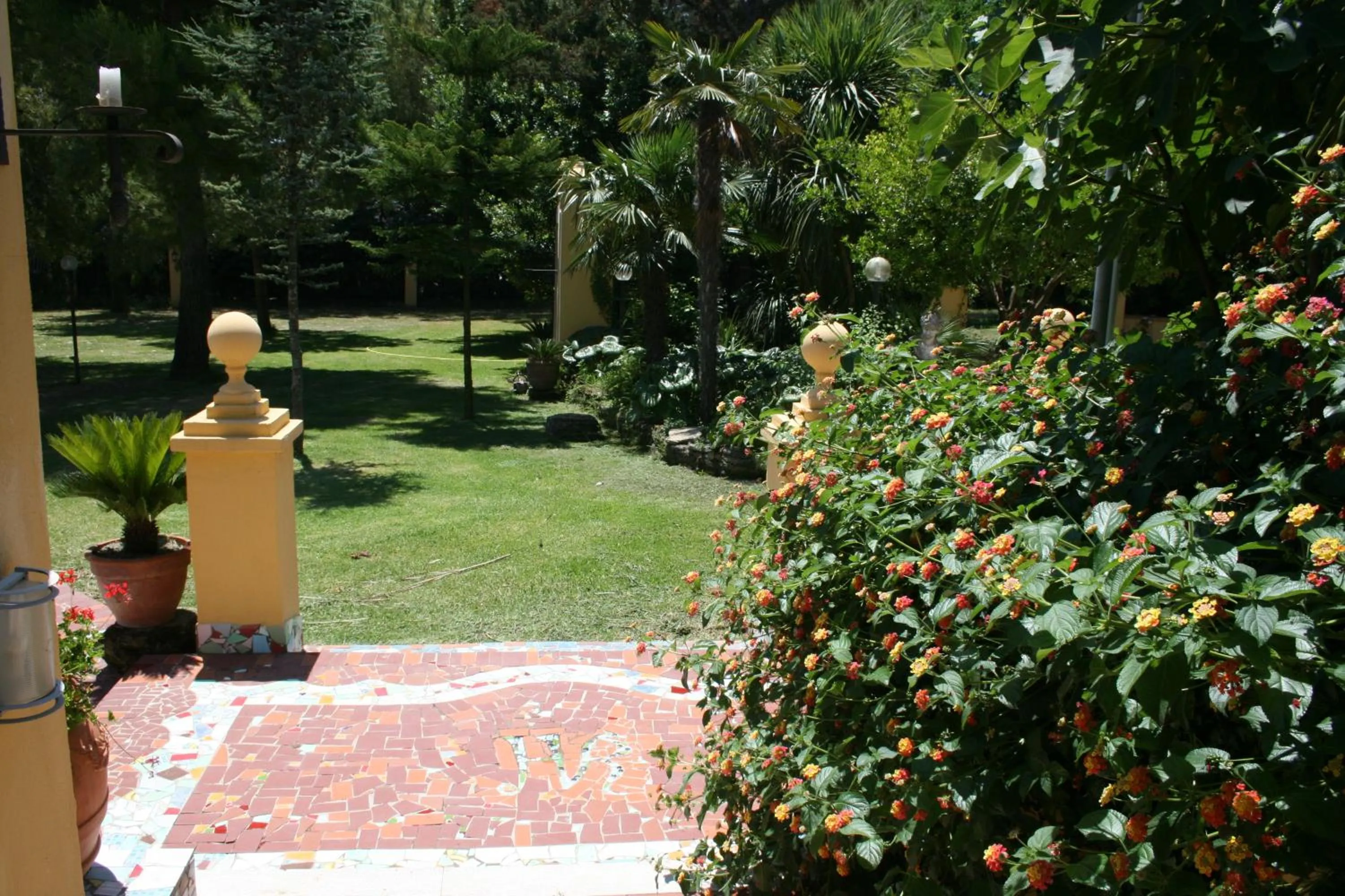 Garden in Hotel Villa Rita