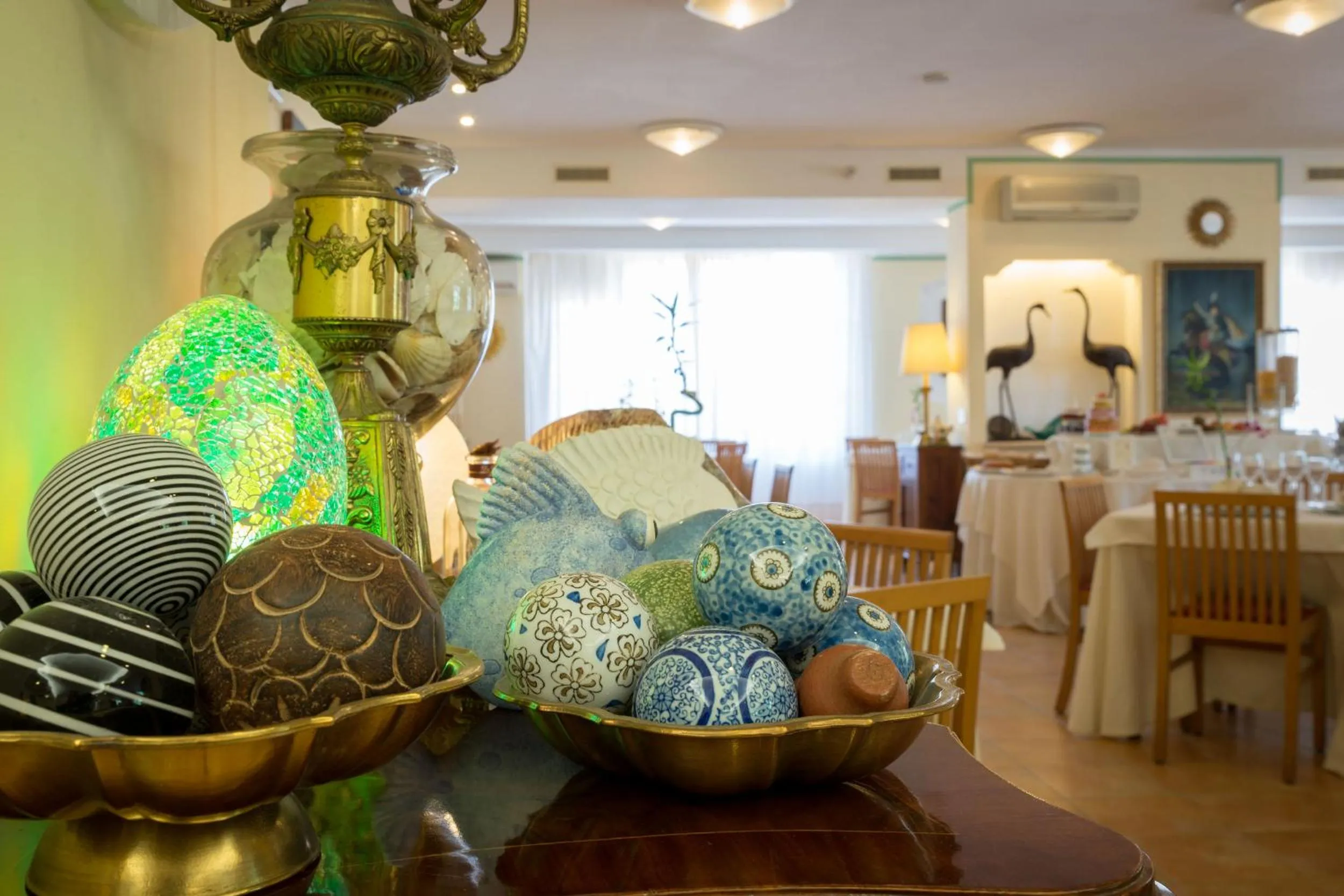 Decorative detail in Hotel Villa Rita