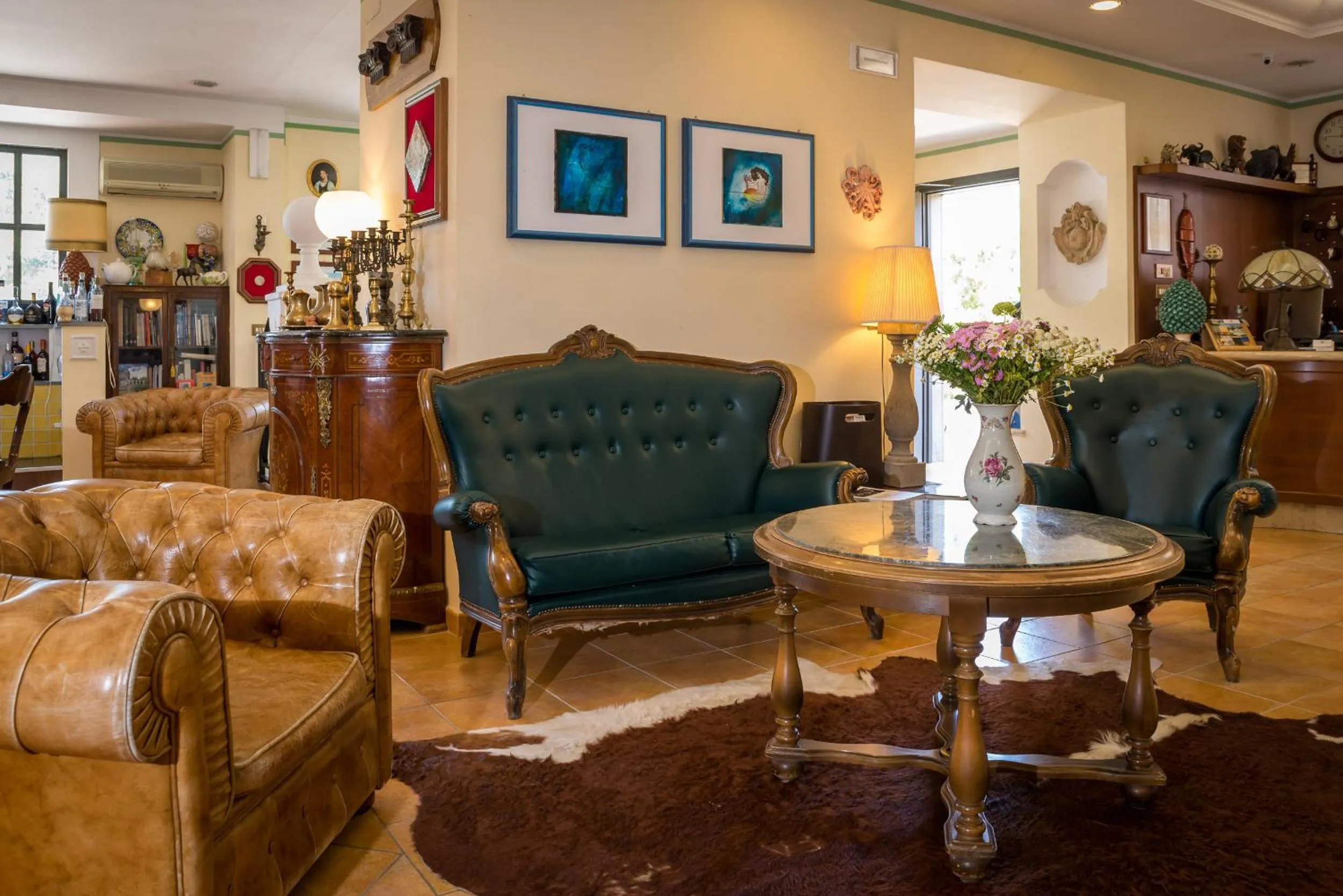 Living room in Hotel Villa Rita