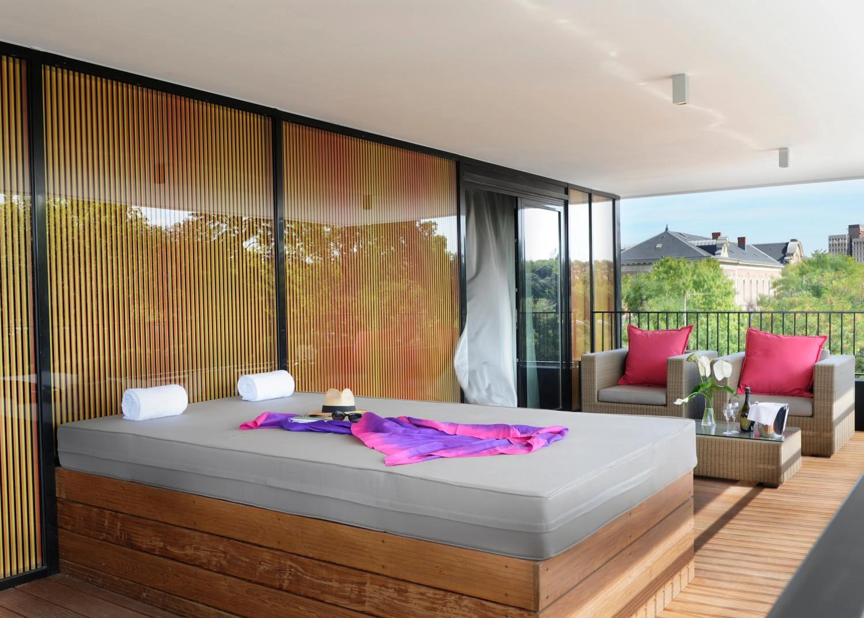 Balcony/Terrace in Radisson Blu Hotel, Montpellier