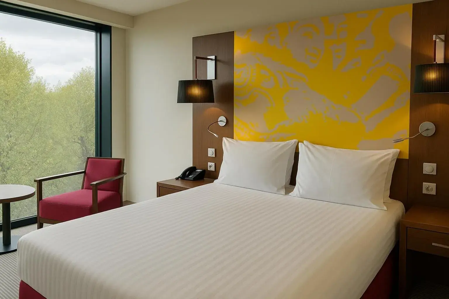 Bedroom, Bed in Radisson Blu Hotel, Montpellier Bedroom, Bed in Radisson Blu Hotel, Montpellier