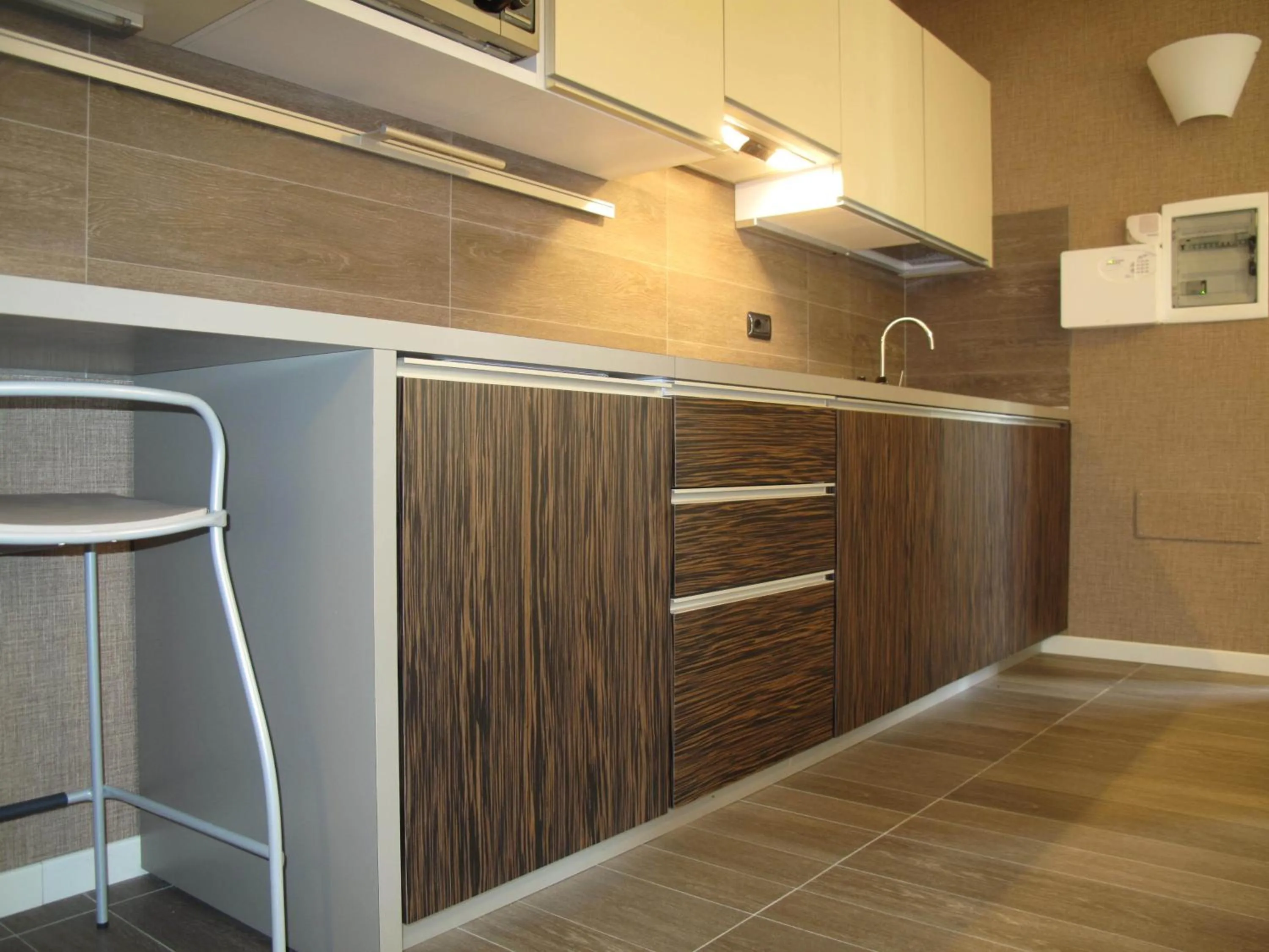 Kitchen or kitchenette in Hotel Locanda Stendhal