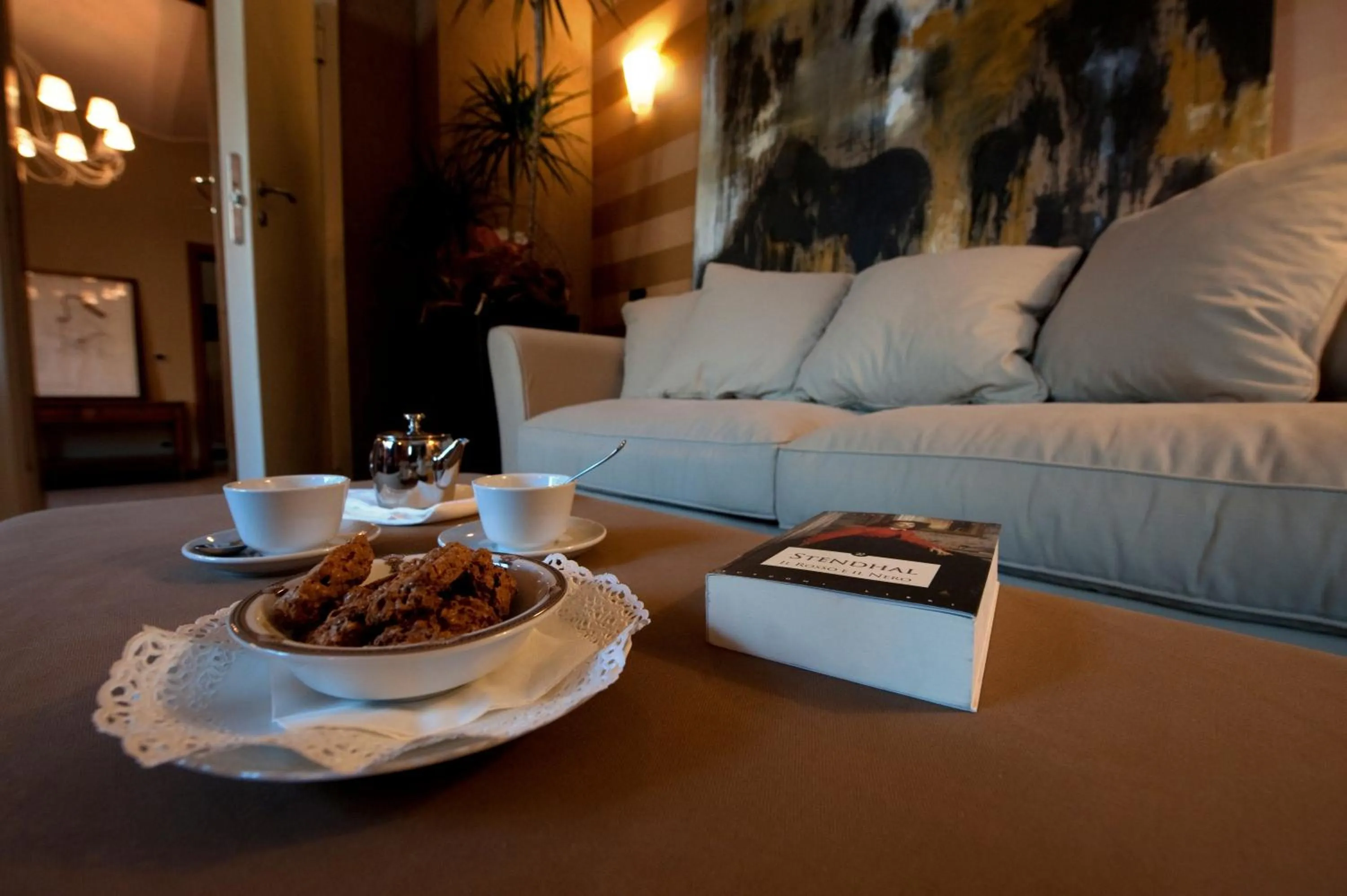 Seating area in Hotel Locanda Stendhal