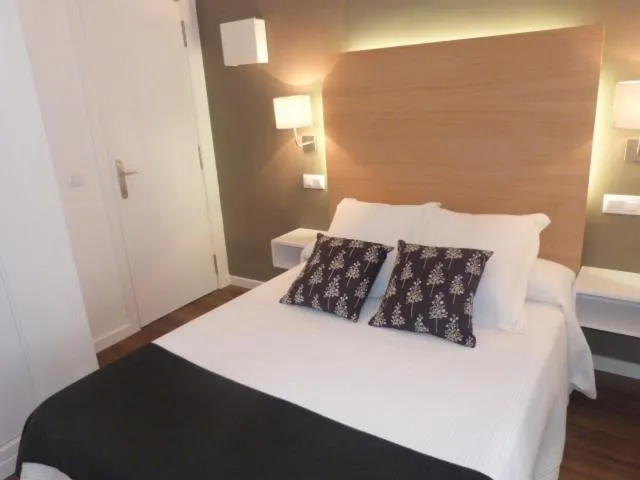 Bed in Hotel Llorca