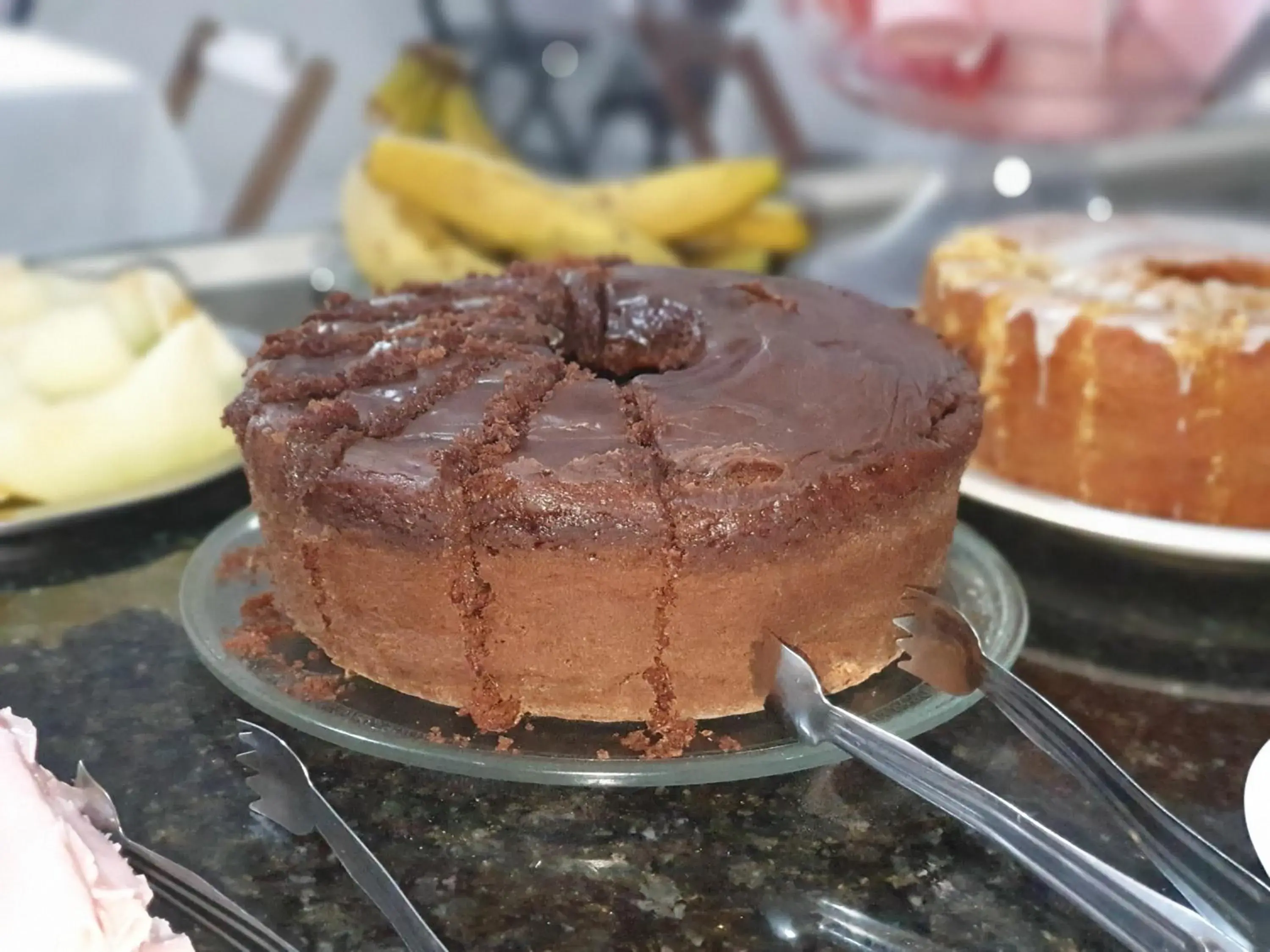 Buffet breakfast in Pousada Mar Azul Buffet breakfast in Pousada Mar Azul