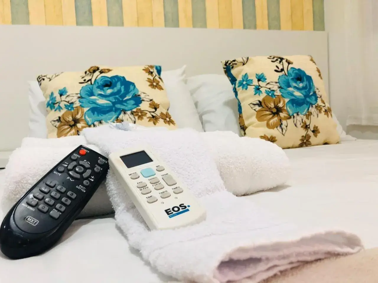 Bed in Pousada Mar Azul Bed in Pousada Mar Azul