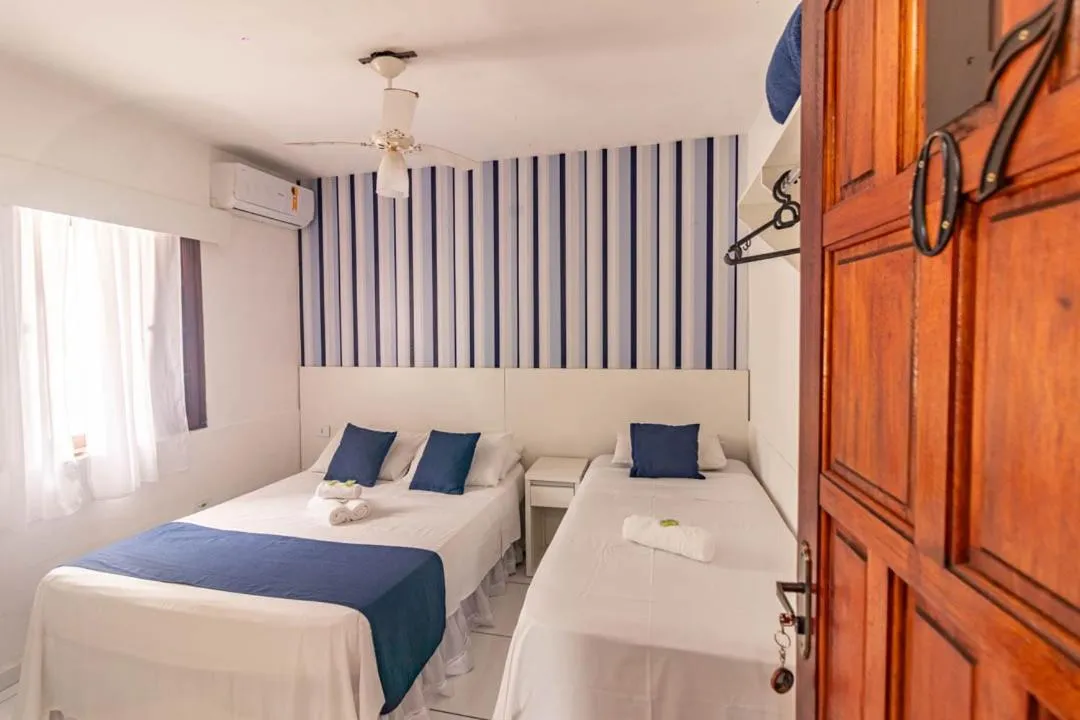 Bed in Pousada Mar Azul