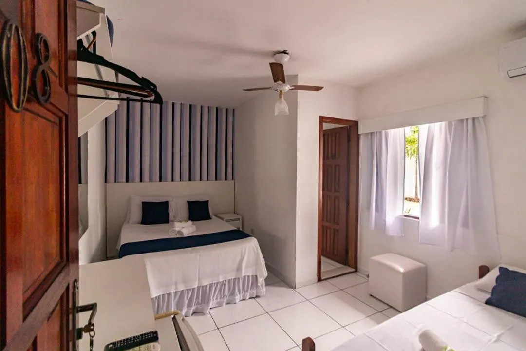 Bed in Pousada Mar Azul