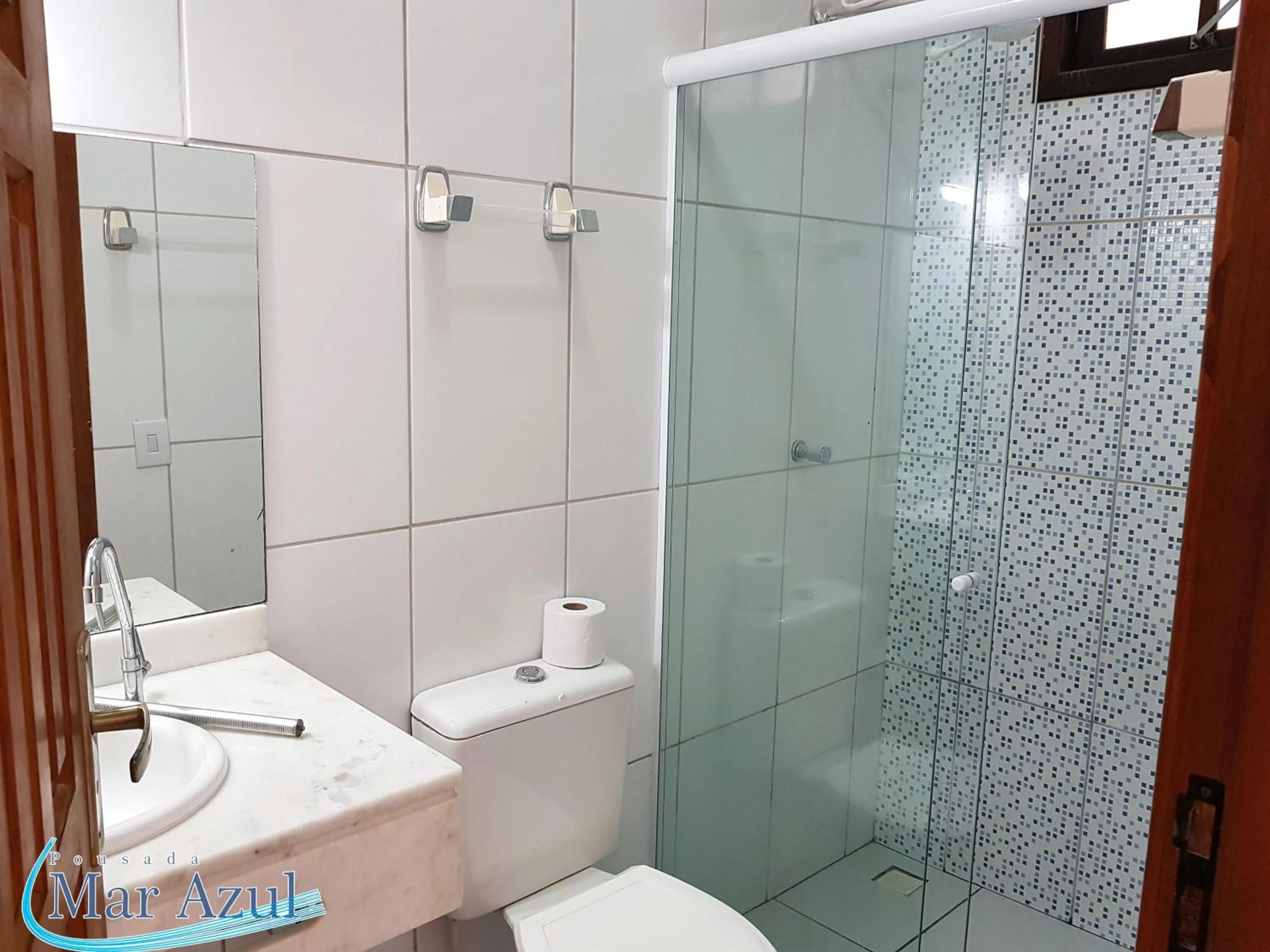 Bathroom in Pousada Mar Azul