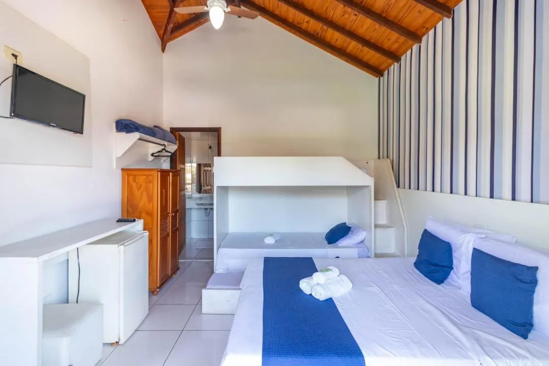 Bed in Pousada Mar Azul