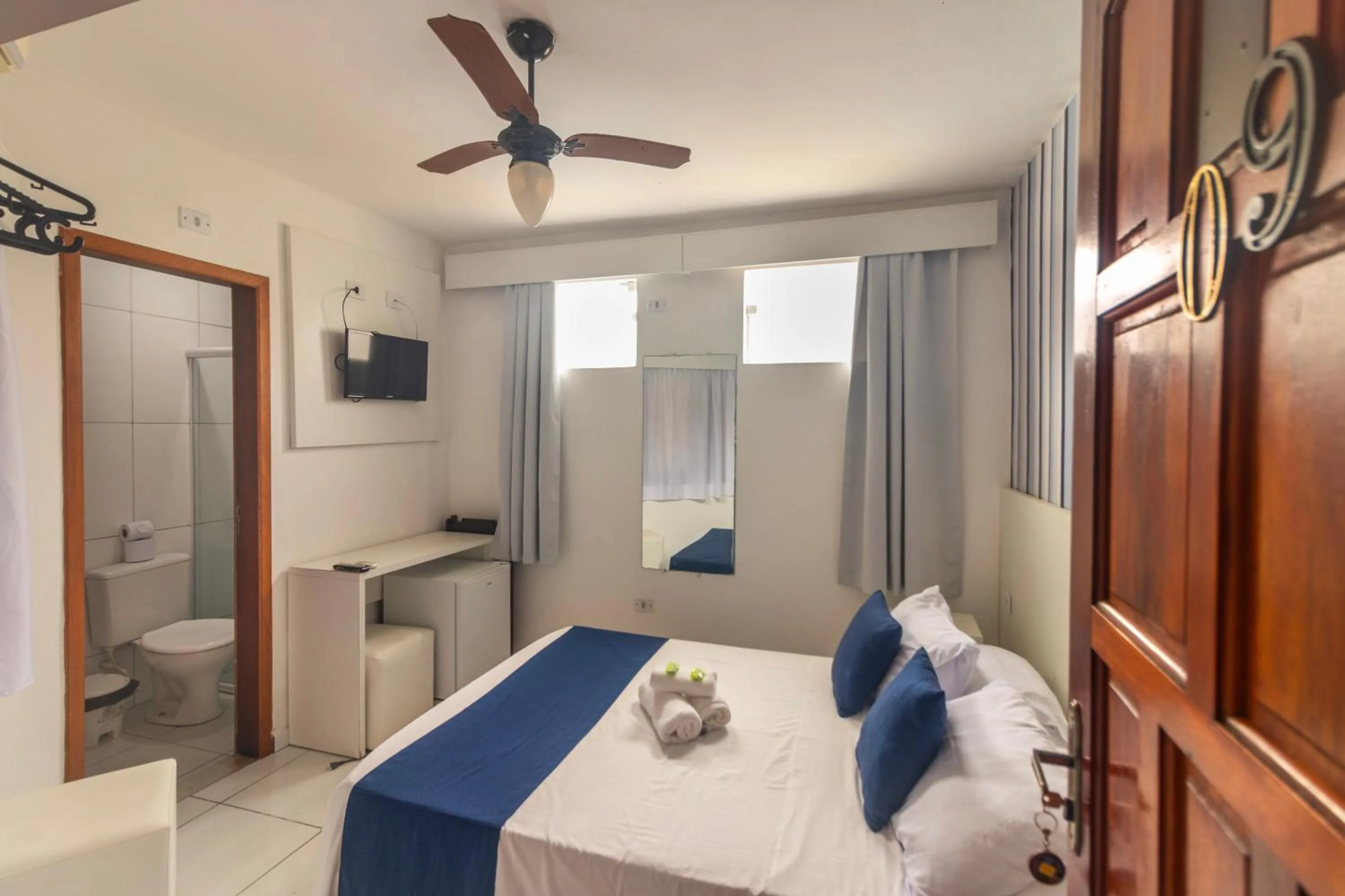 Bed in Pousada Mar Azul