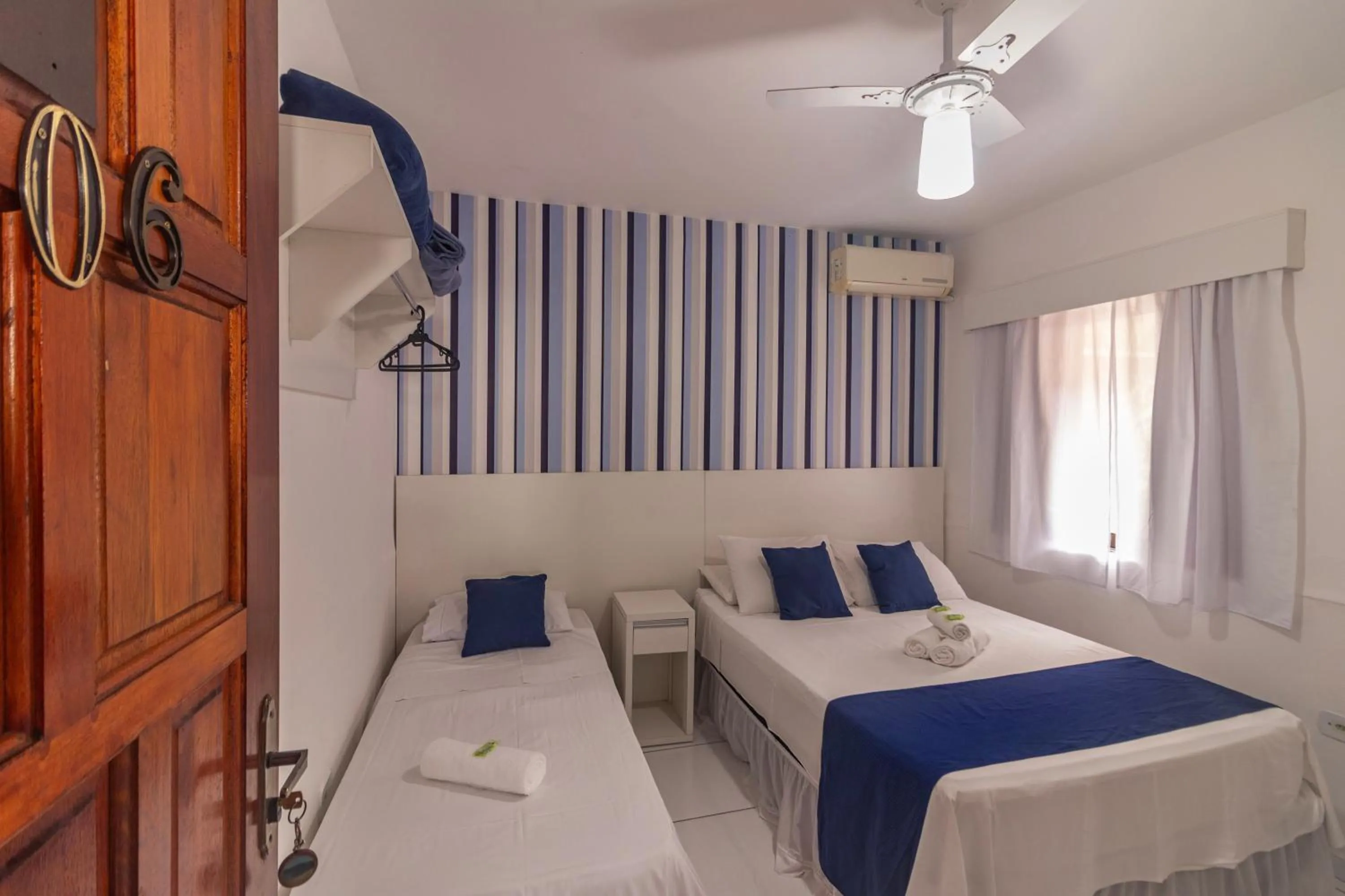 Bed in Pousada Mar Azul