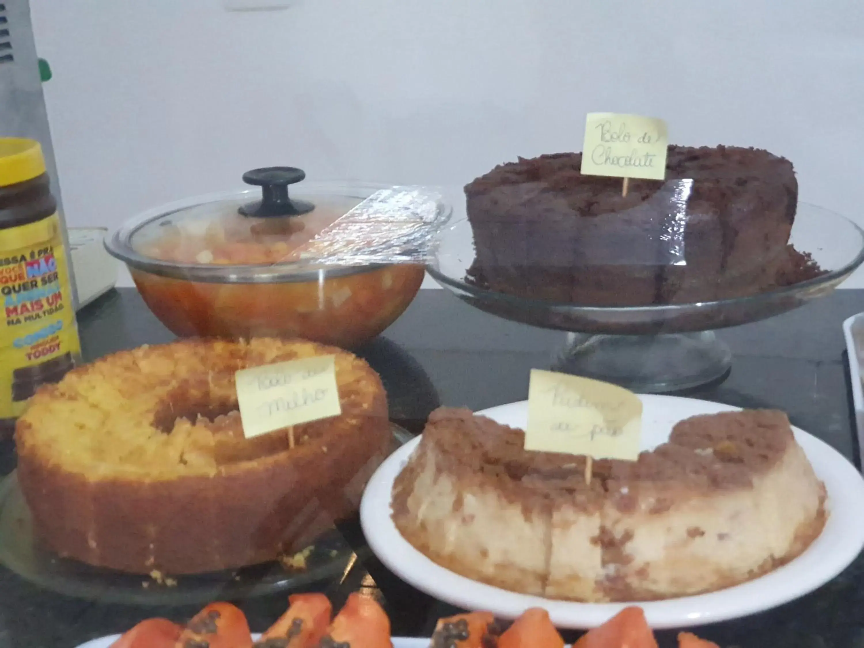 Buffet breakfast in Pousada Mar Azul Buffet breakfast in Pousada Mar Azul