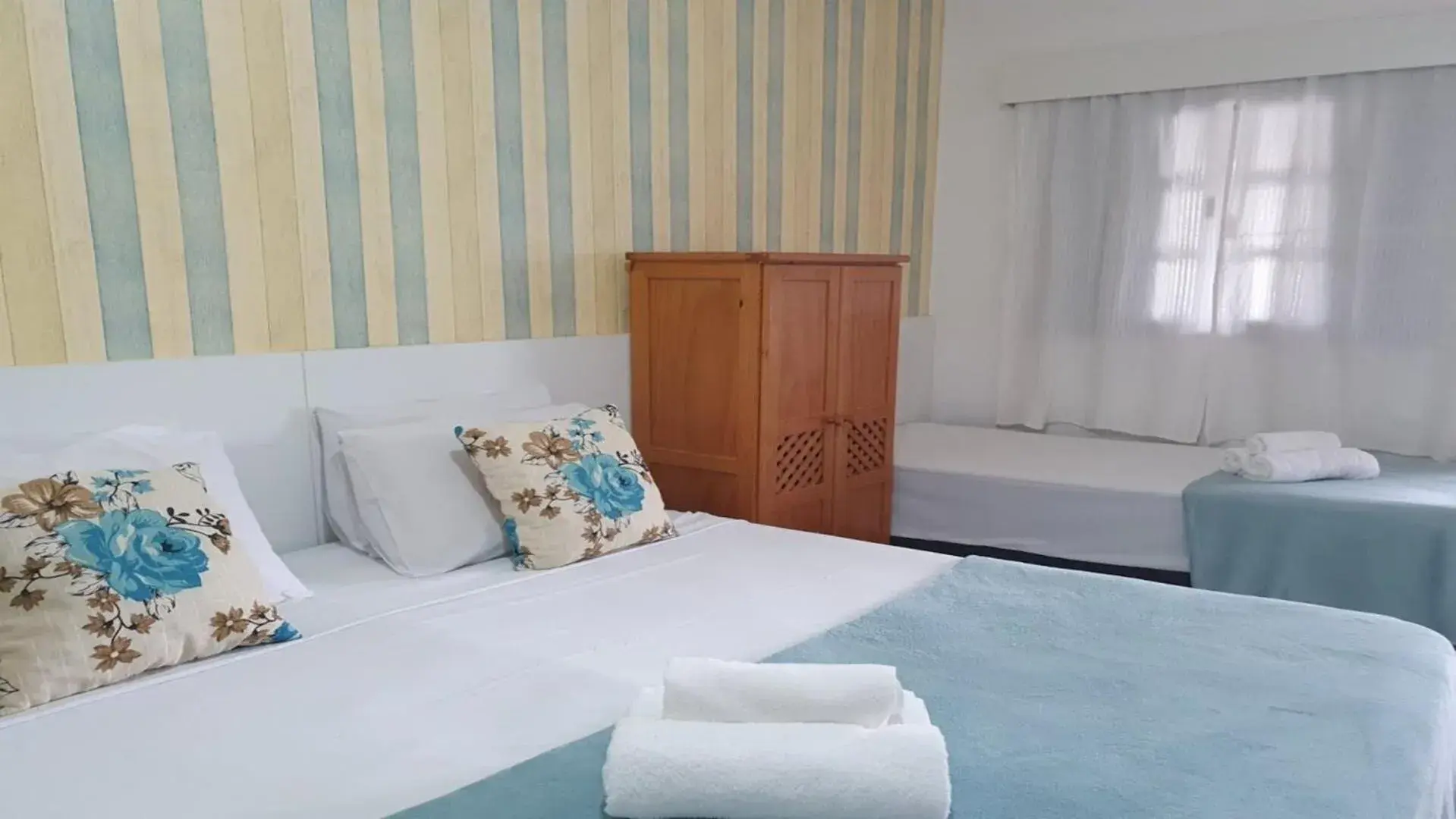 Bed in Pousada Mar Azul Bed in Pousada Mar Azul