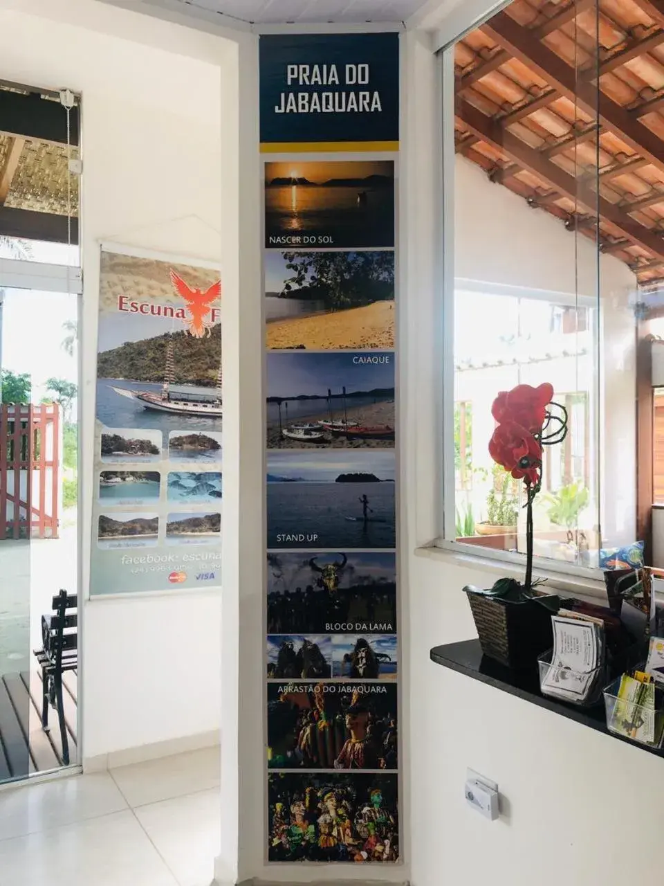 Lobby or reception in Pousada Mar Azul Lobby or reception in Pousada Mar Azul