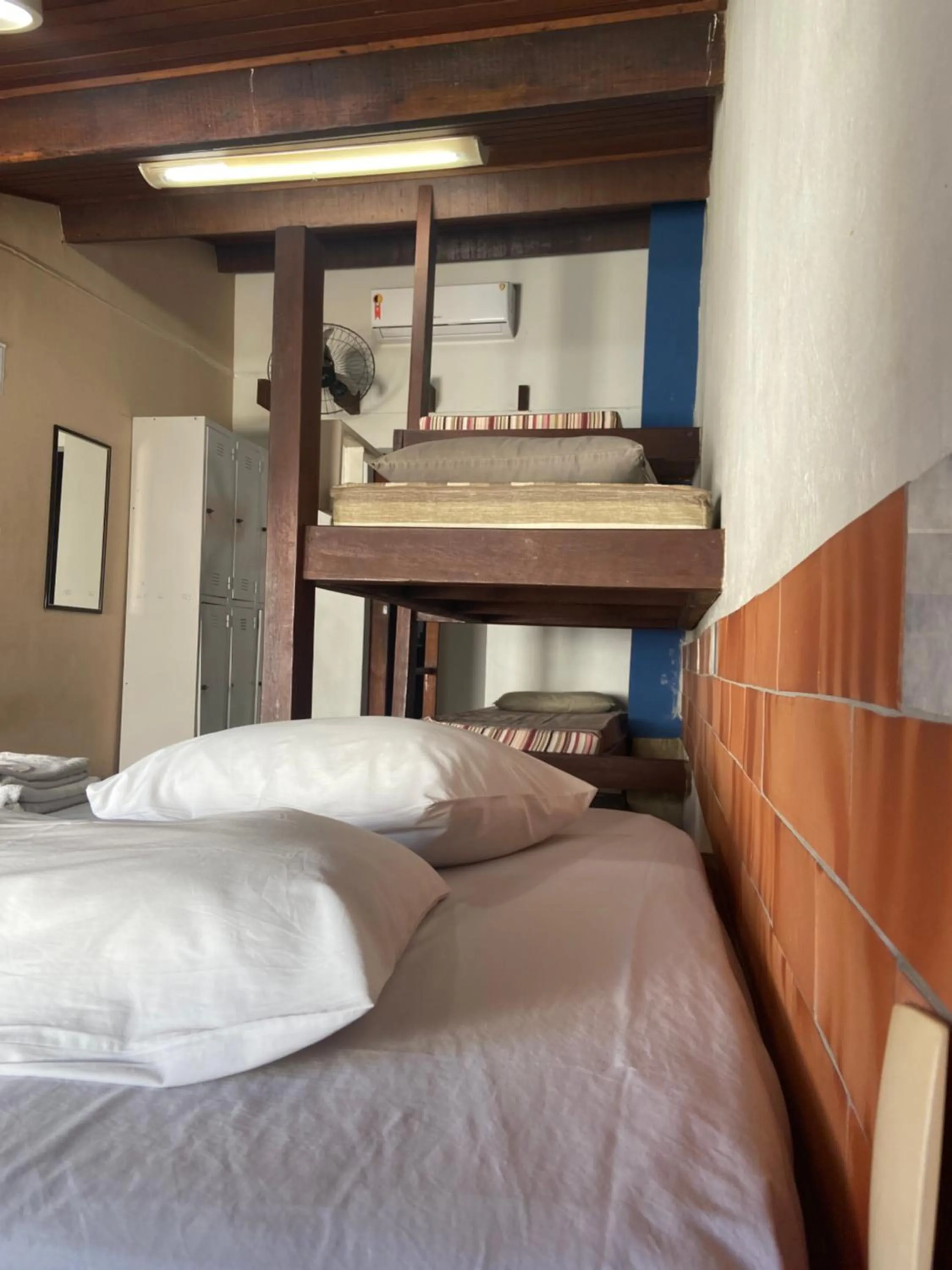 View (from property/room), Bed in Laranjeiras Hostel