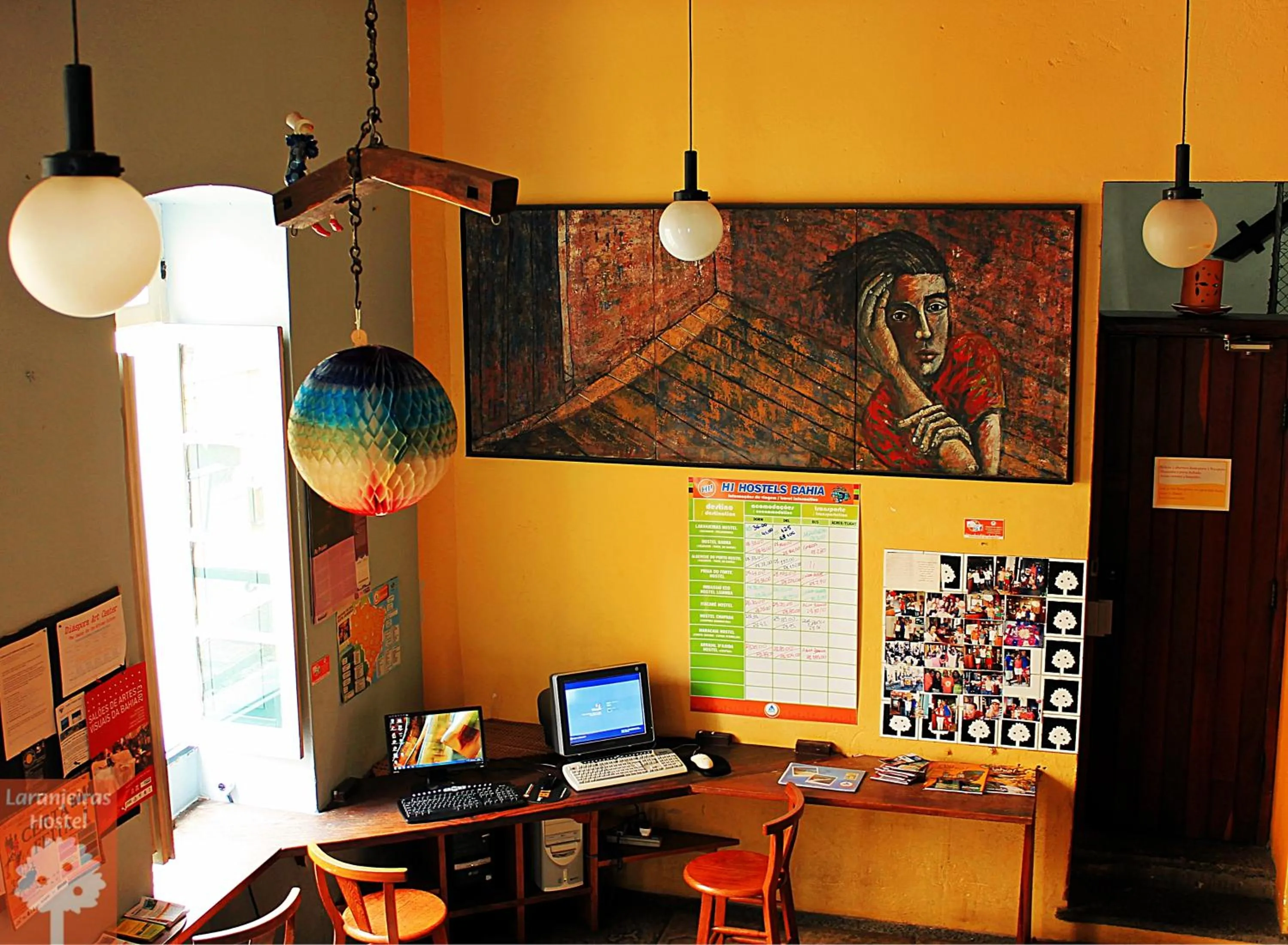 Lobby or reception in Laranjeiras Hostel