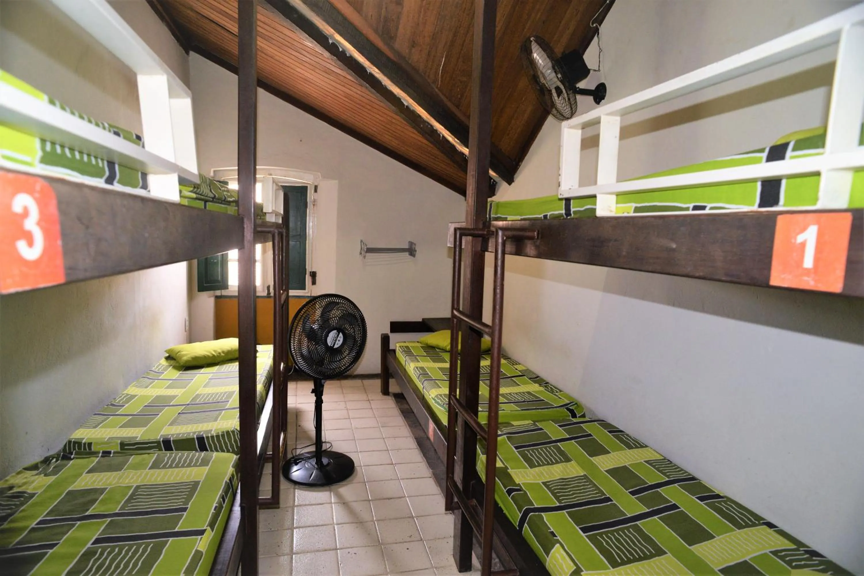 View (from property/room), Bed in Laranjeiras Hostel