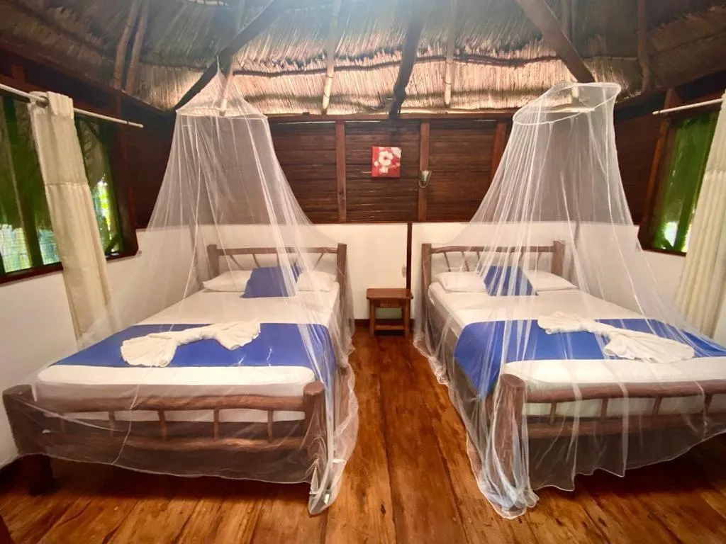 Bed in Casa de la Iguana