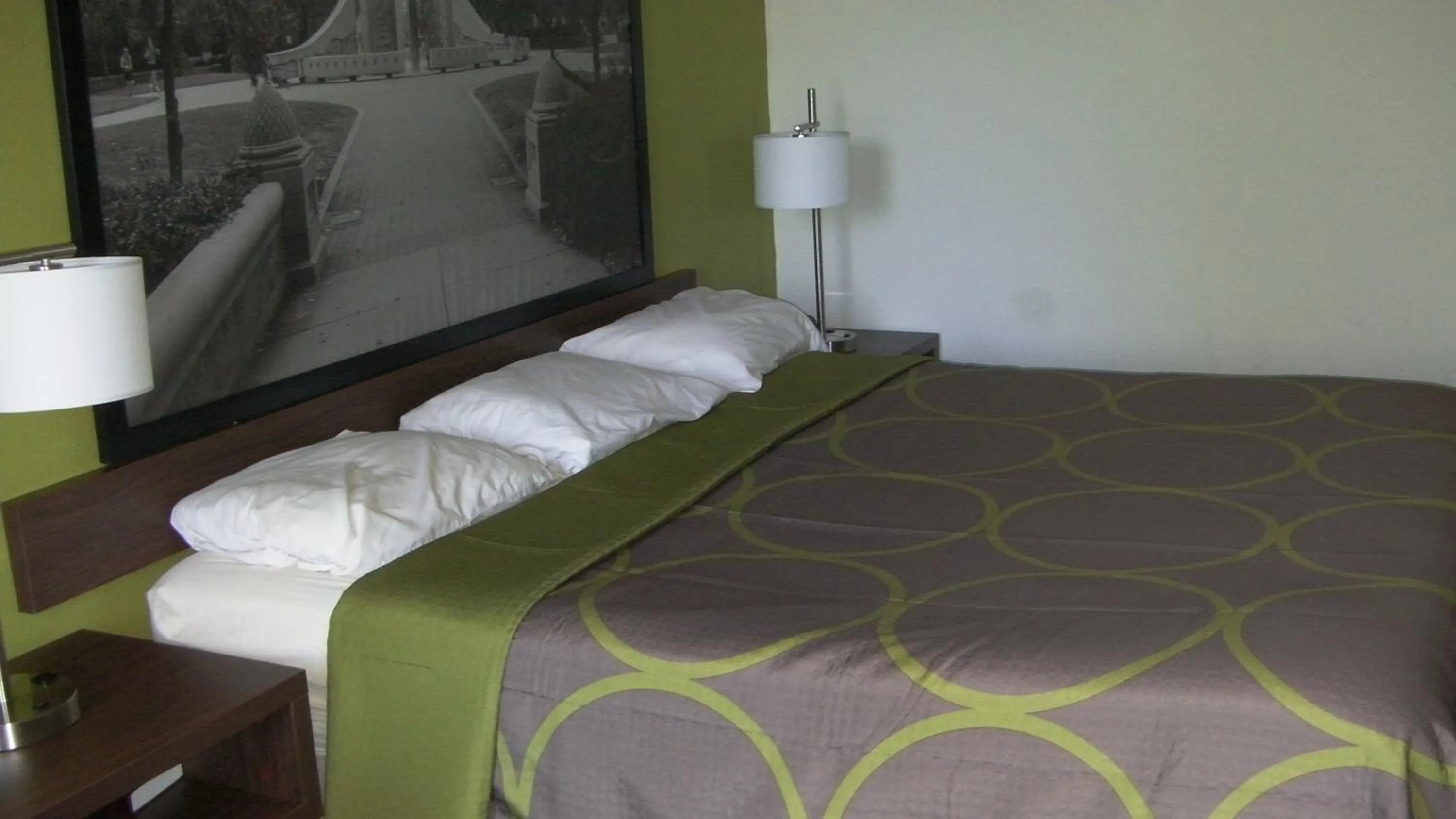 Bed in Super 8 by Wyndham Lafayette