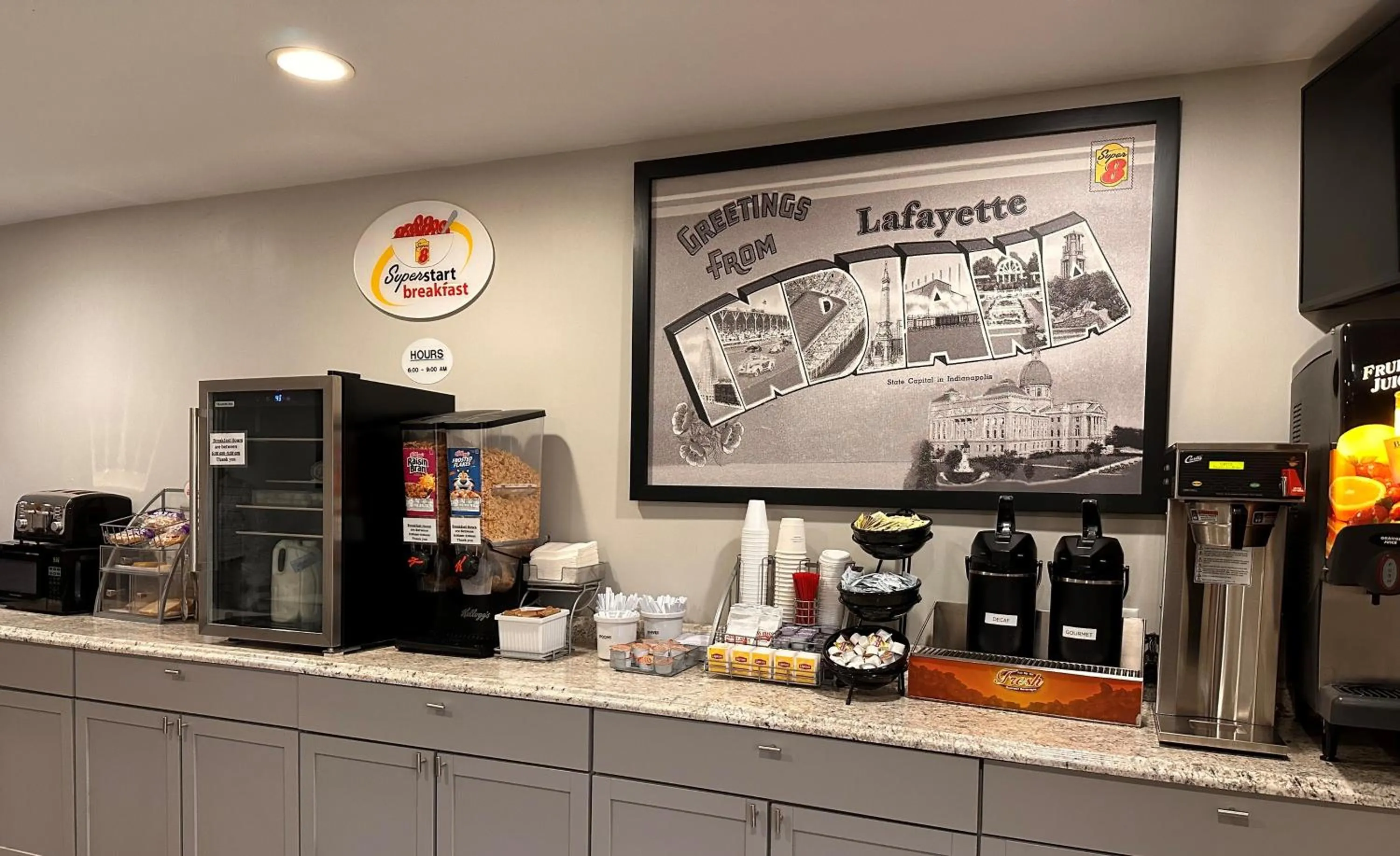 Breakfast in Super 8 by Wyndham Lafayette