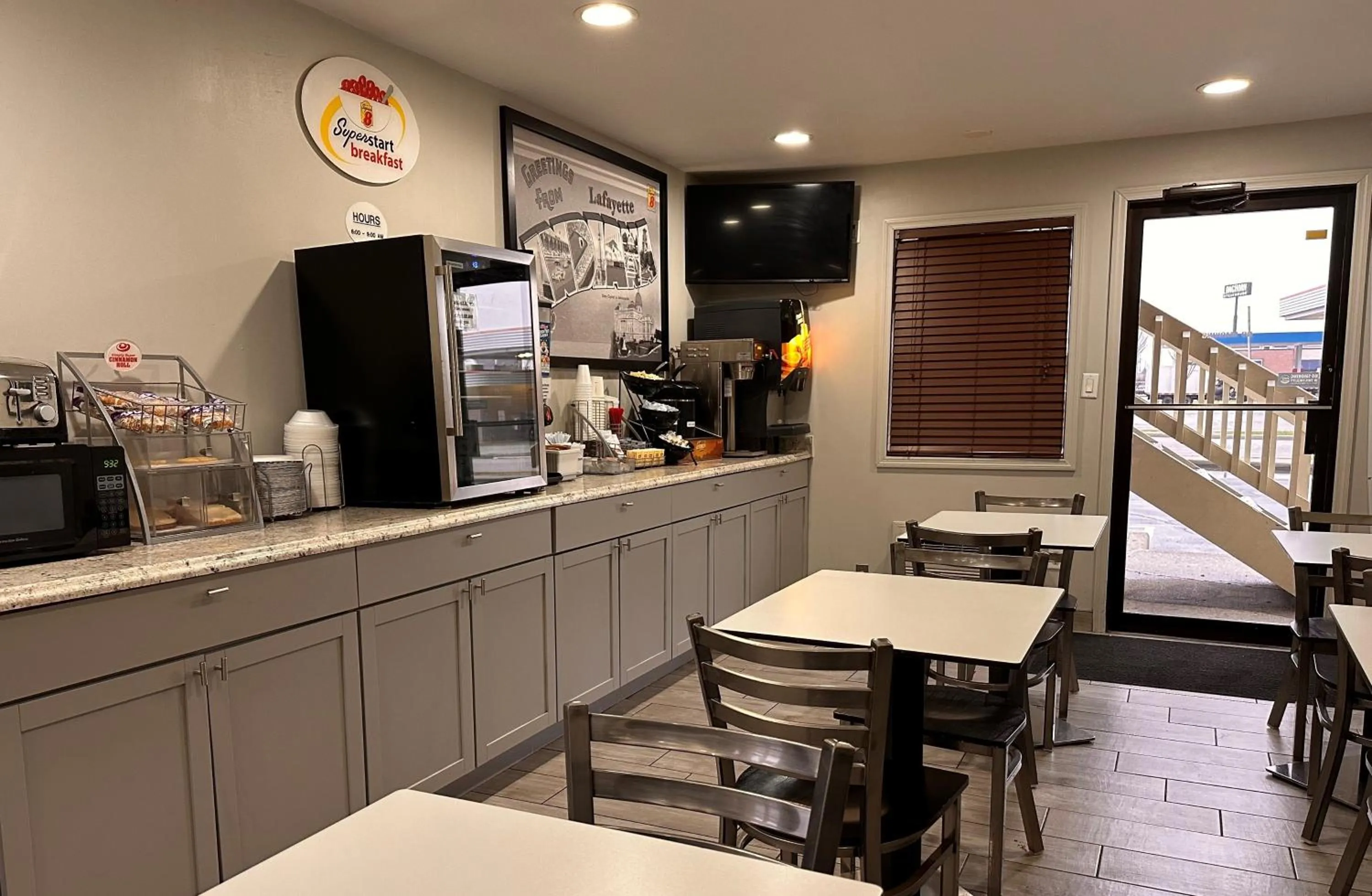 Breakfast in Super 8 by Wyndham Lafayette