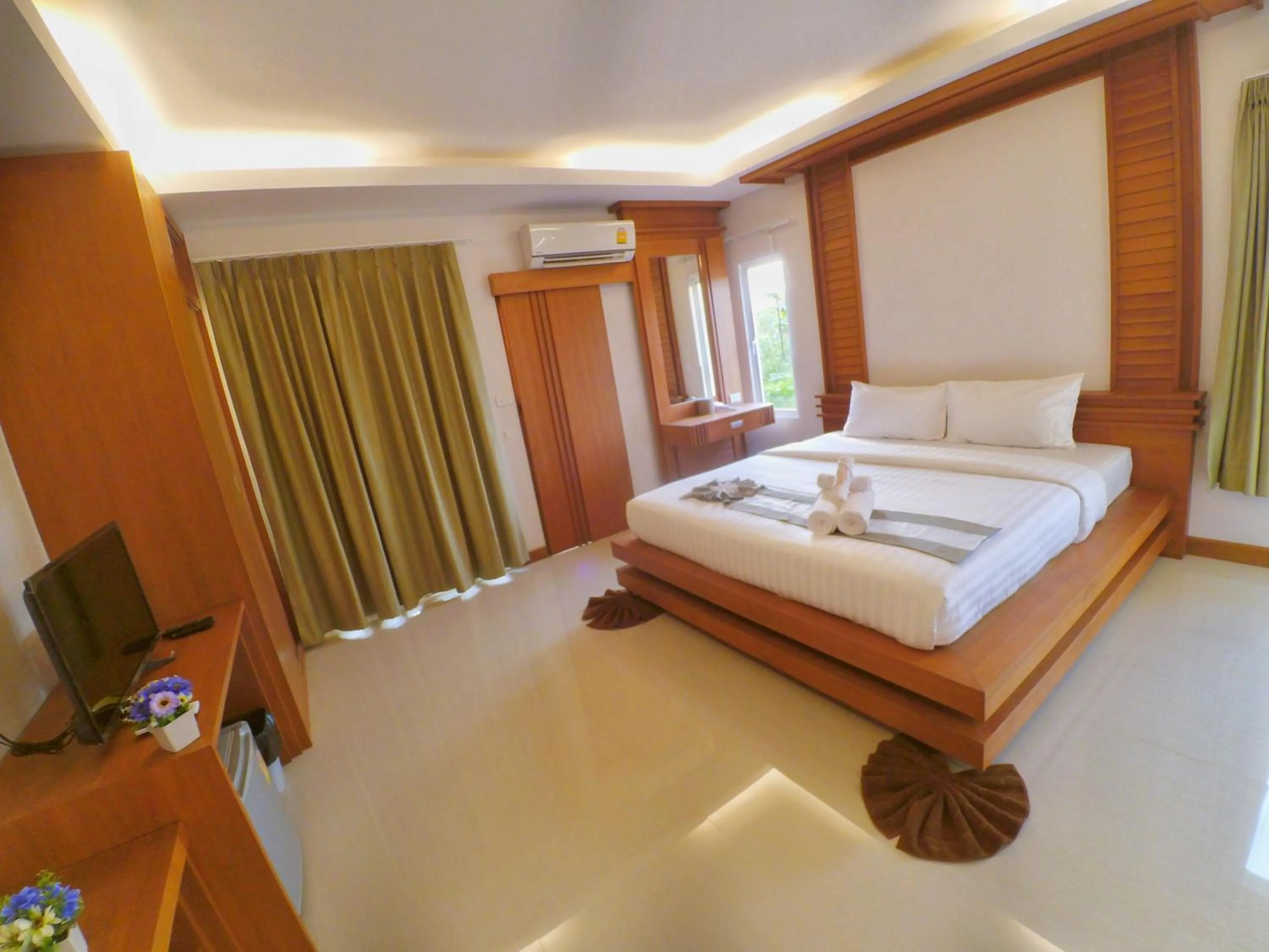 Bed in The Peace Tara House