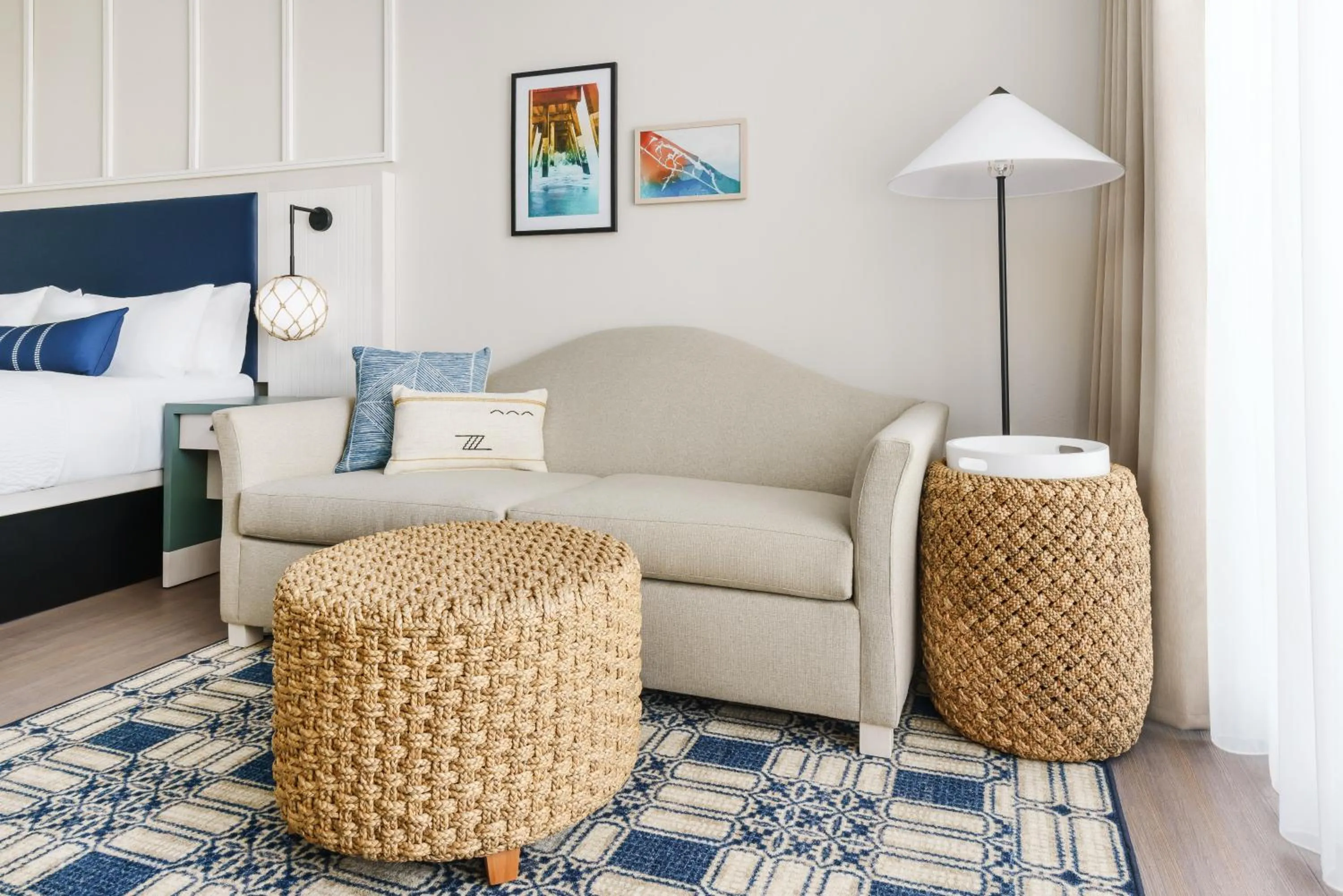 Seating area, Bed in Holiday Inn Resort Lumina on Wrightsville Beach by IHG