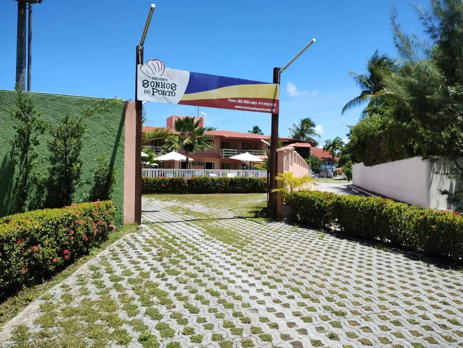 Facade/entrance in Pousada Flats Recanto Sonhos do Porto