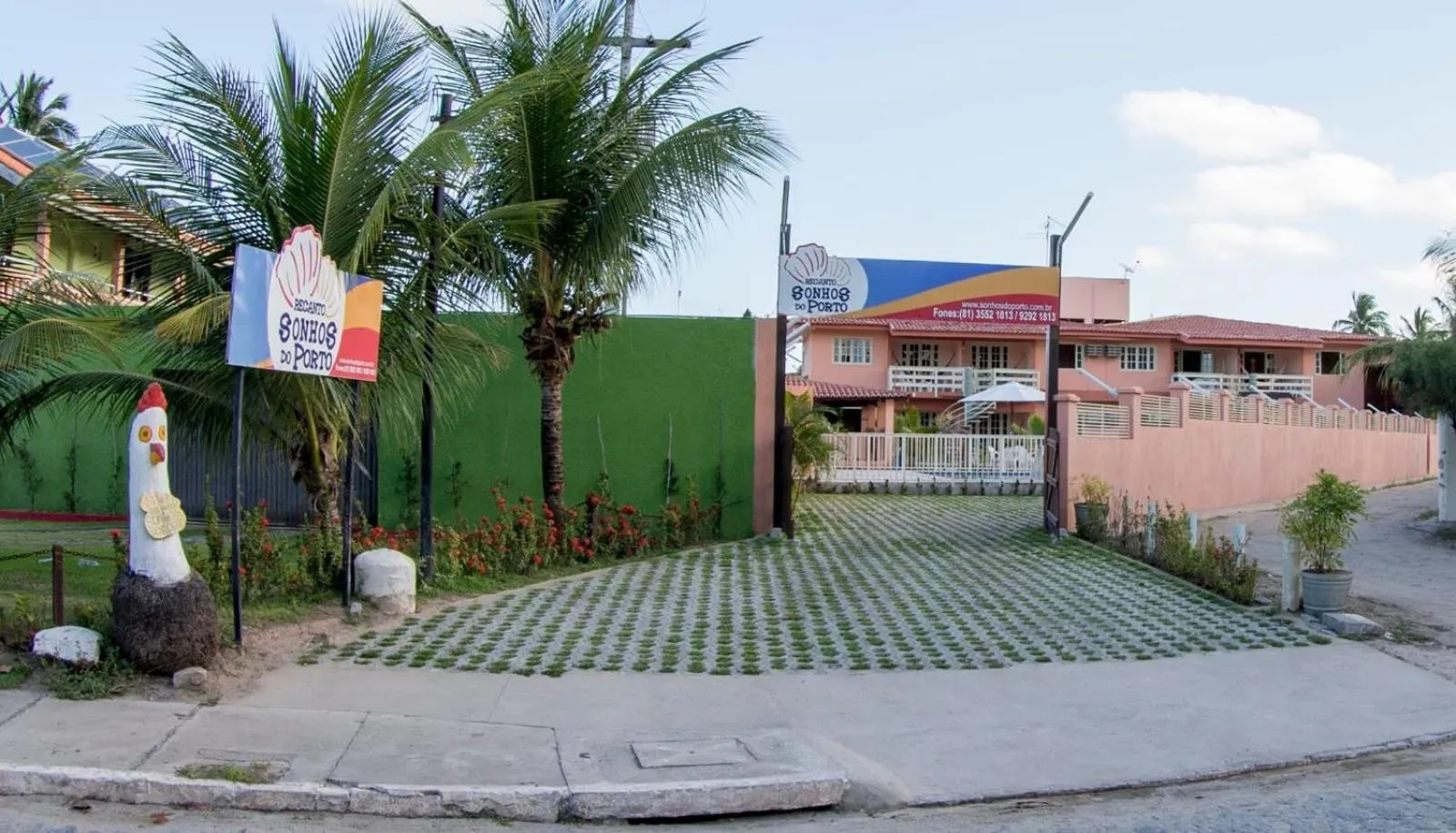 Facade/entrance in Pousada Flats Recanto Sonhos do Porto