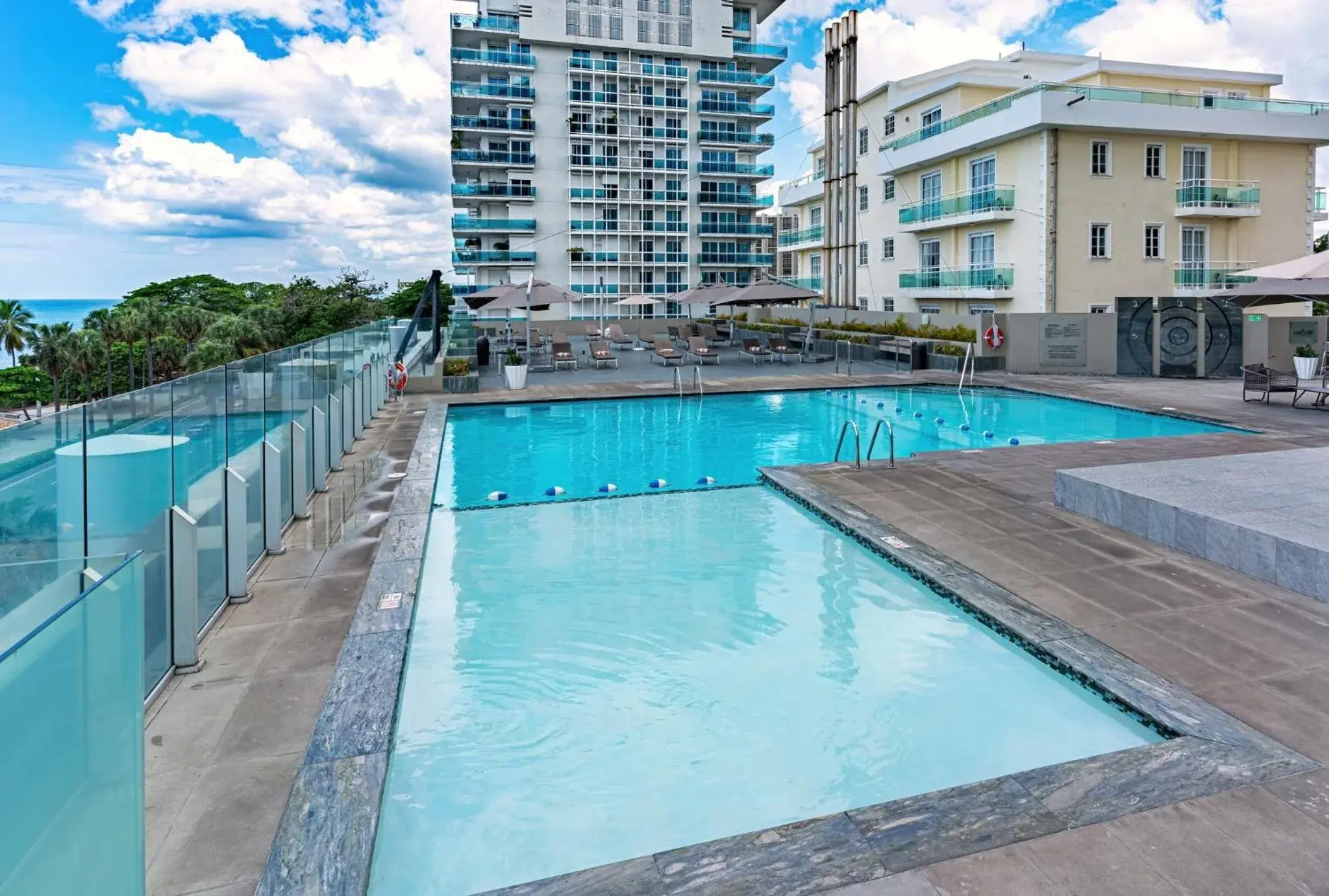 Swimming pool in Crowne Plaza Santo Domingo by IHG Swimming pool in Crowne Plaza Santo Domingo by IHG