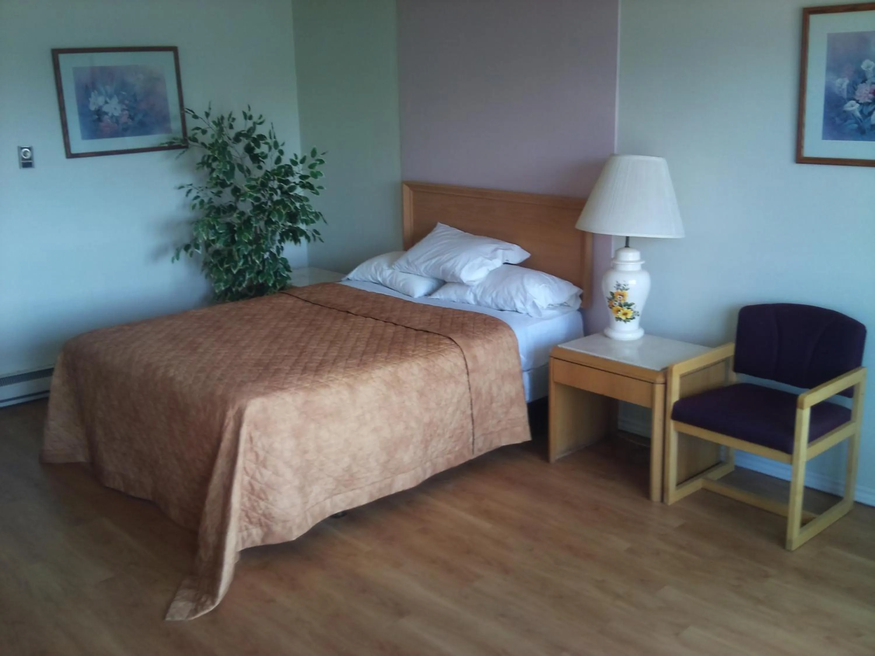 Bedroom, Bed in Rainbow Motor Inn - Fallsview