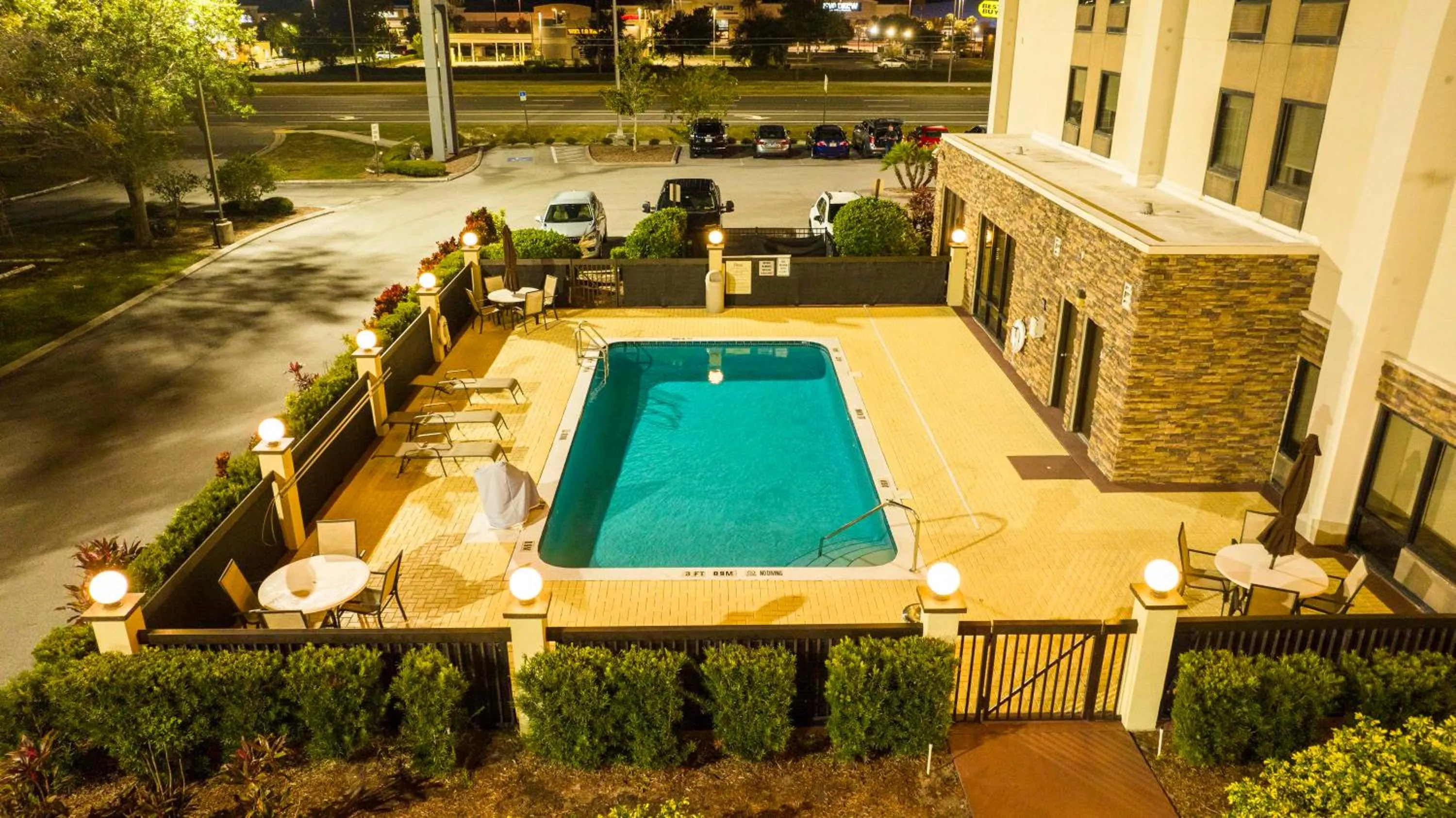 Pool view in Hampton Inn by Hilton Spring Hill