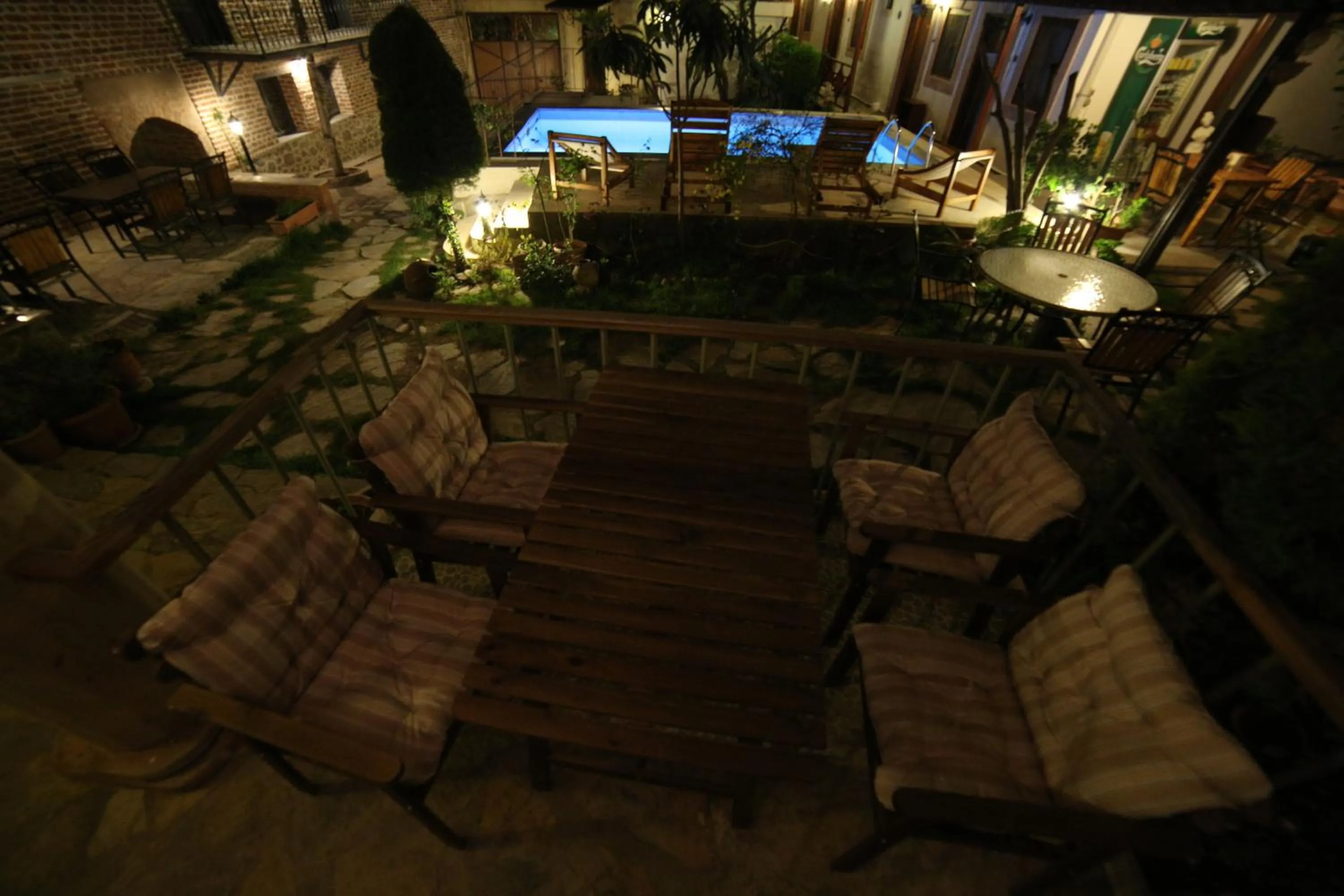 Patio in Akropolis Guest House