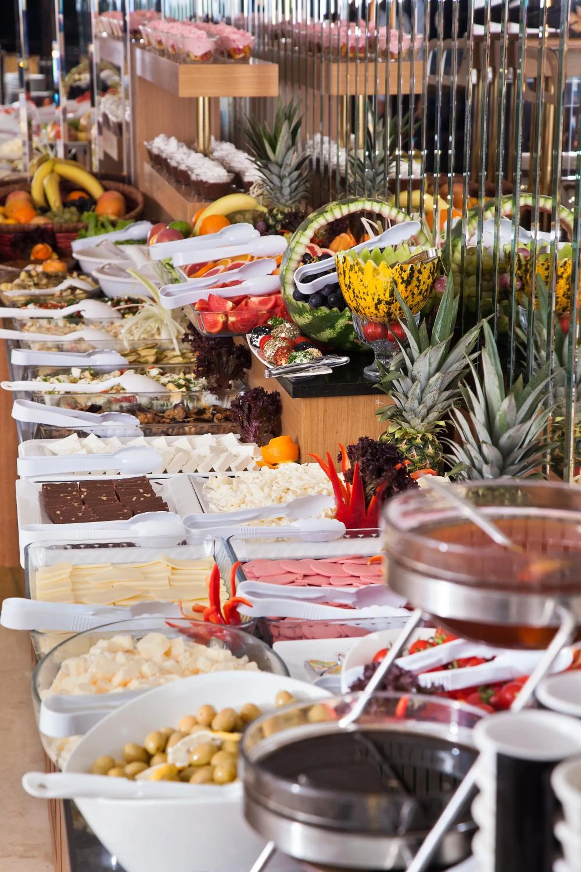 Buffet breakfast in Grand Asiyan Hotel