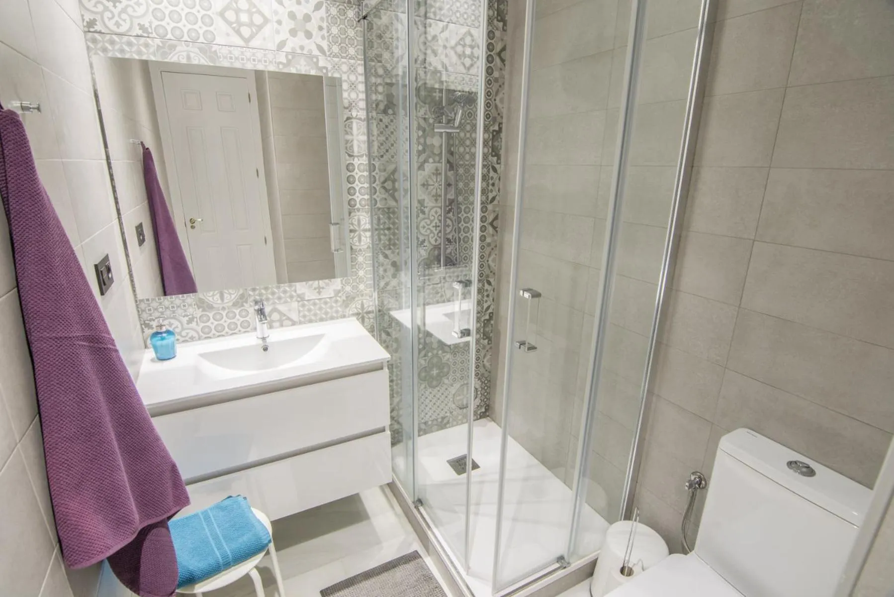 Bathroom in Casa Montalbán Apartamentos Turísticos