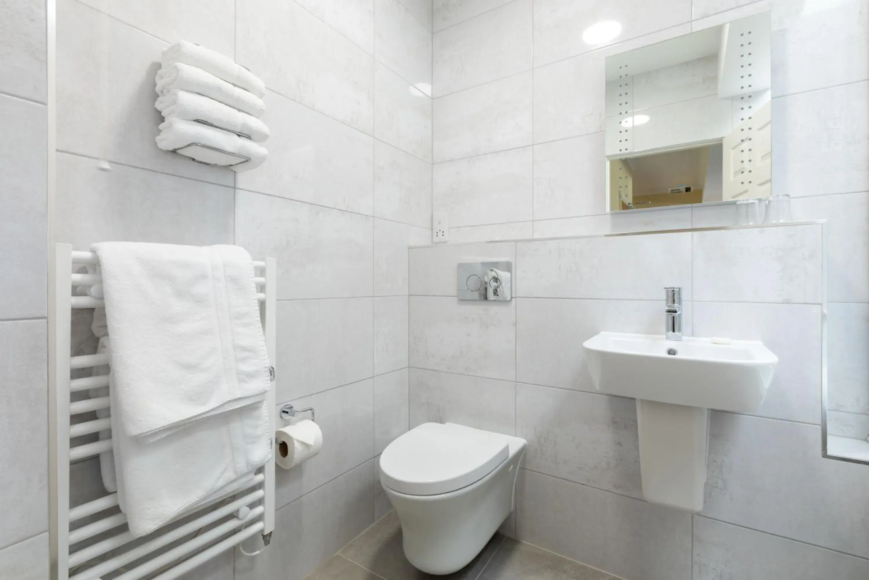 Bathroom in Beausite Hotel Bathroom in Beausite Hotel