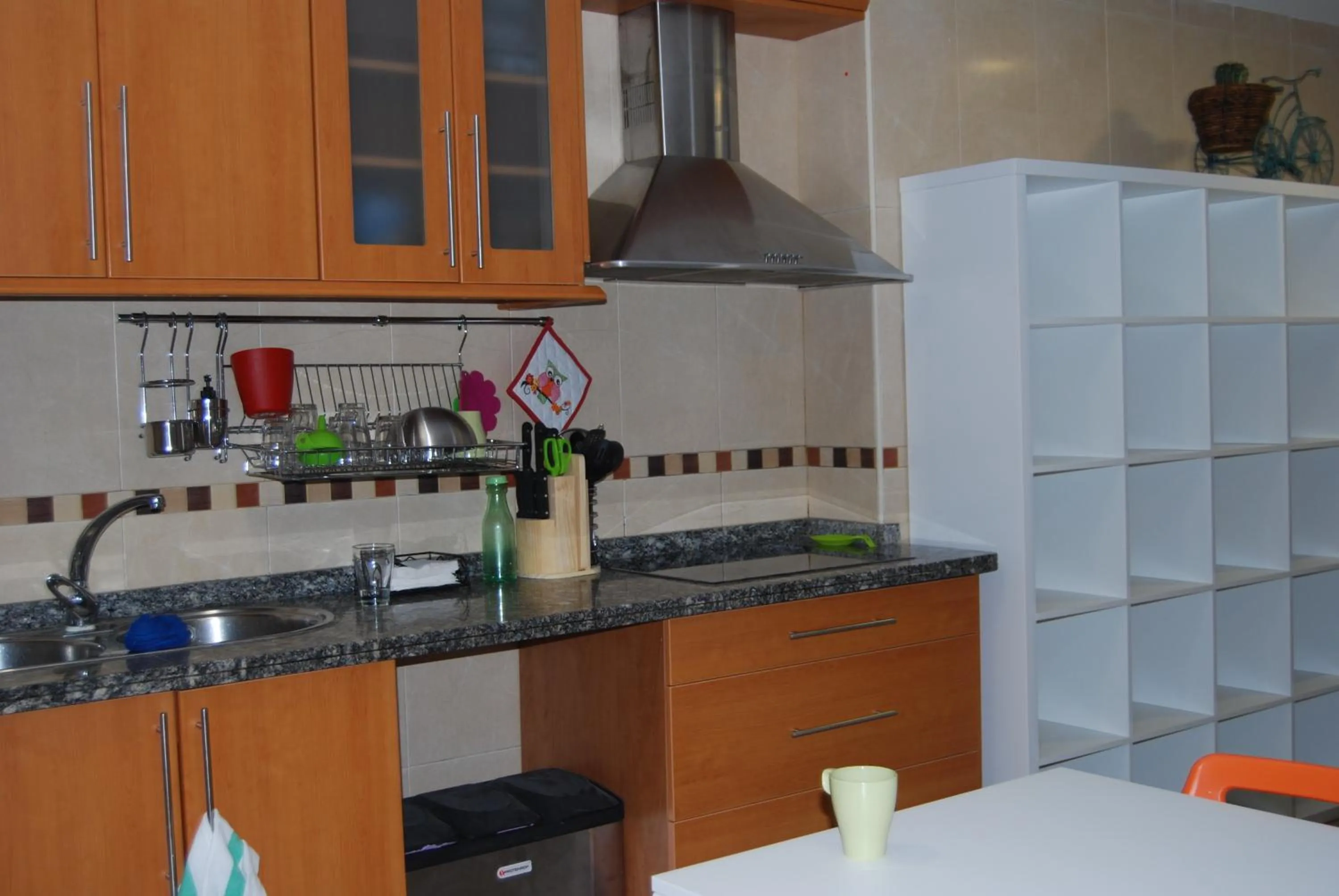 Communal kitchen in Oh! My Hostel