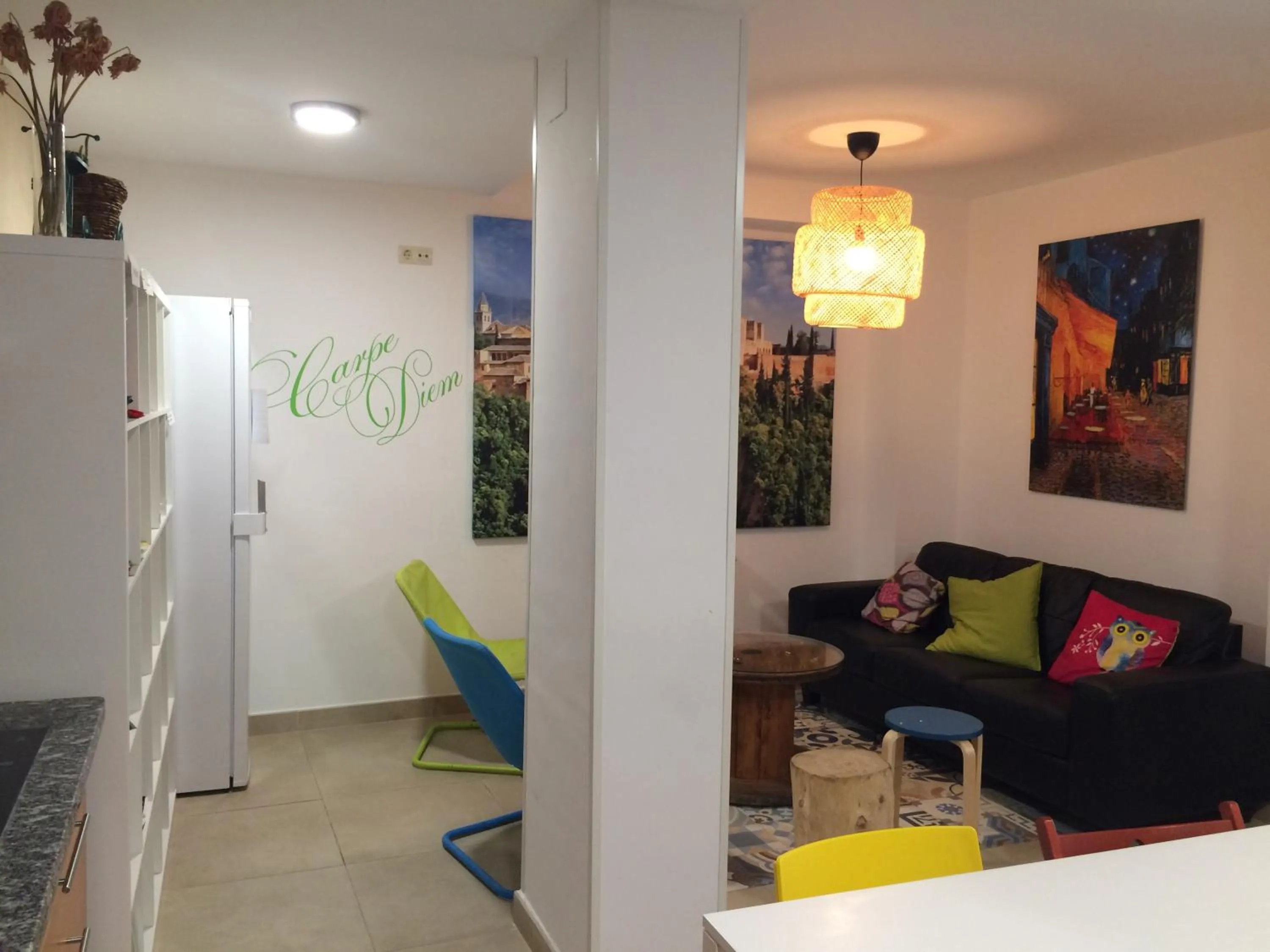 Living room in Oh! My Hostel