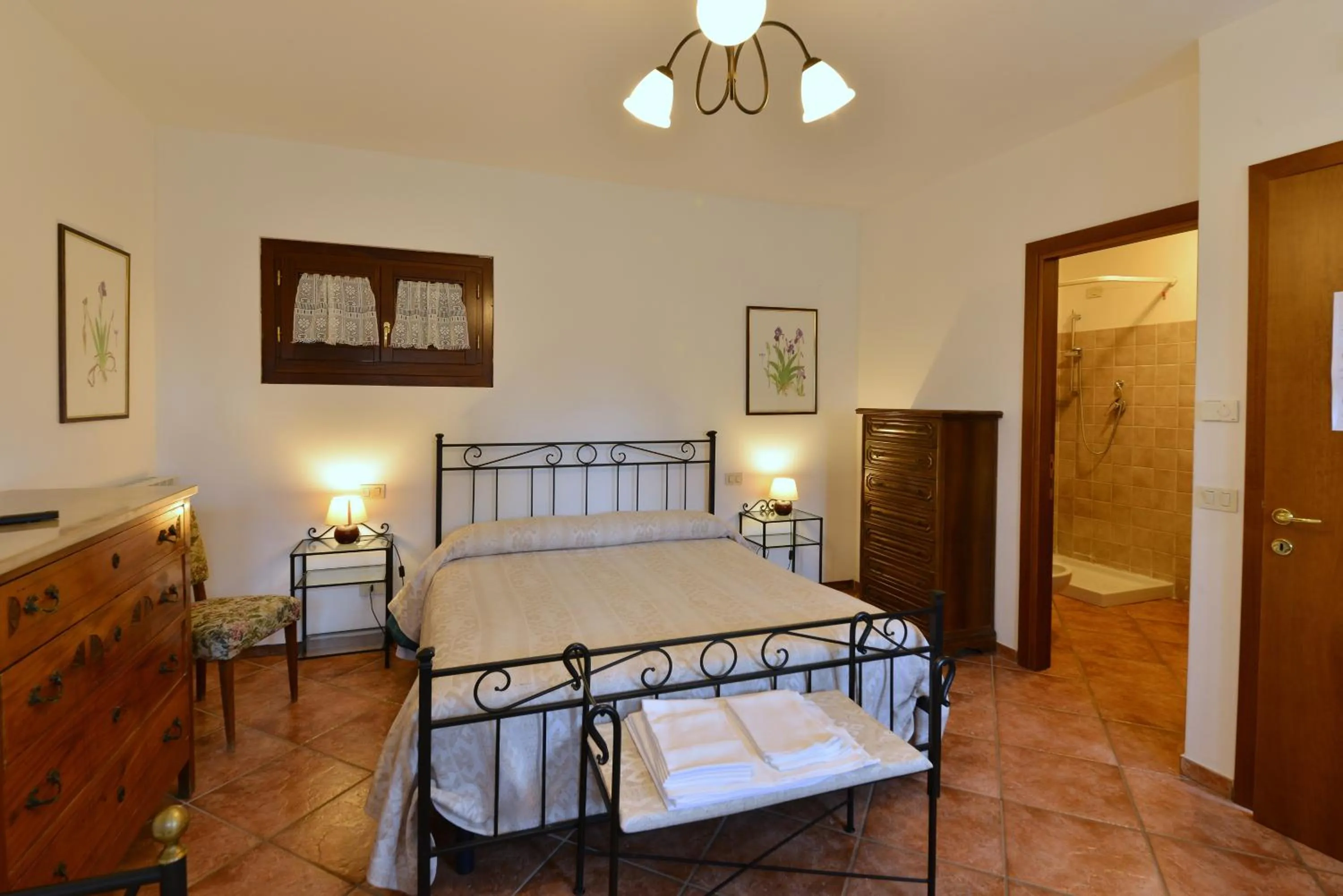 Bed in Agriturismo Sasso Rosso