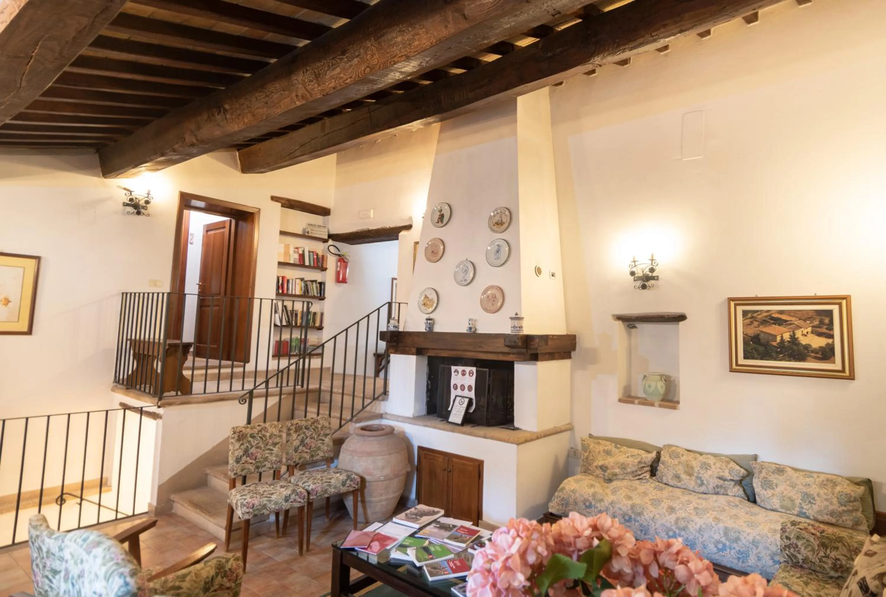 Living room in Agriturismo Sasso Rosso