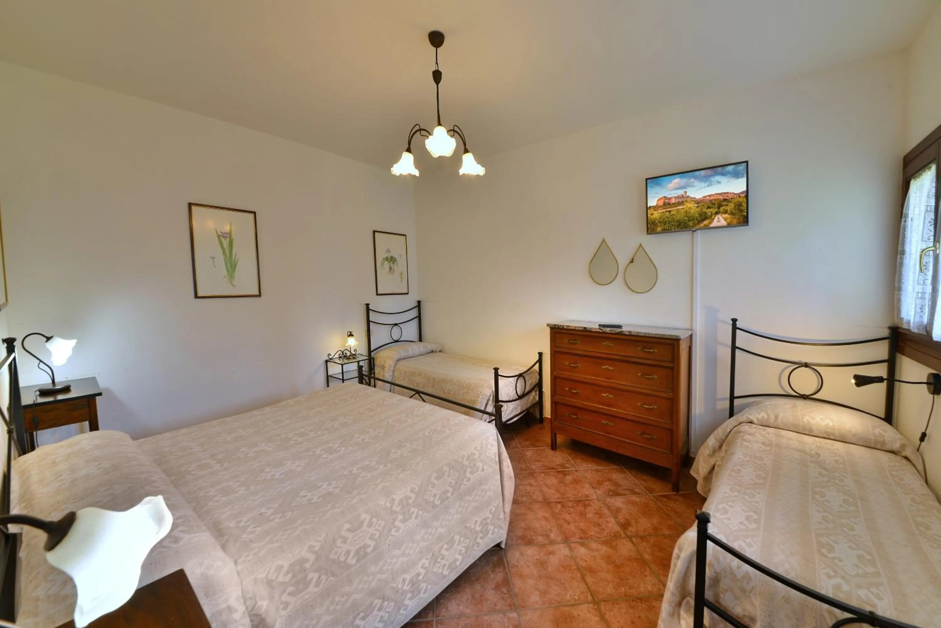 Bed in Agriturismo Sasso Rosso