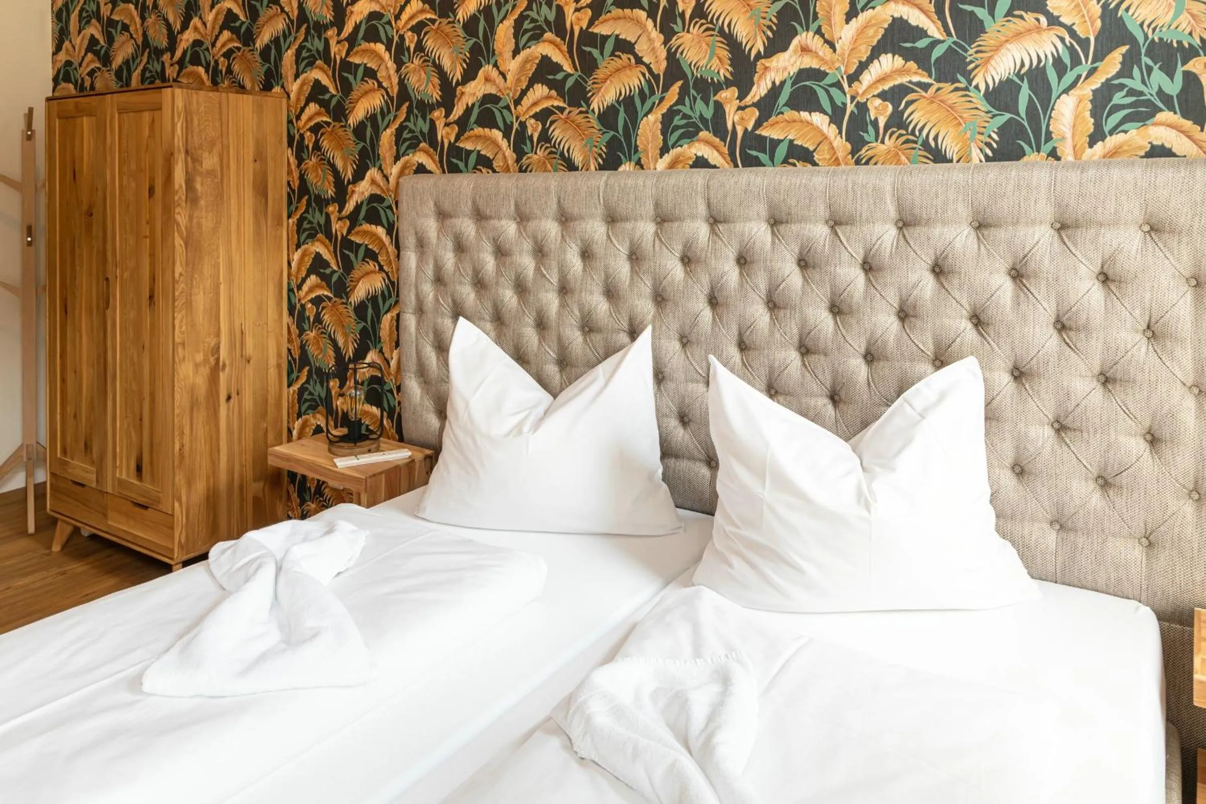 Bed in Hotel Kaiserhof