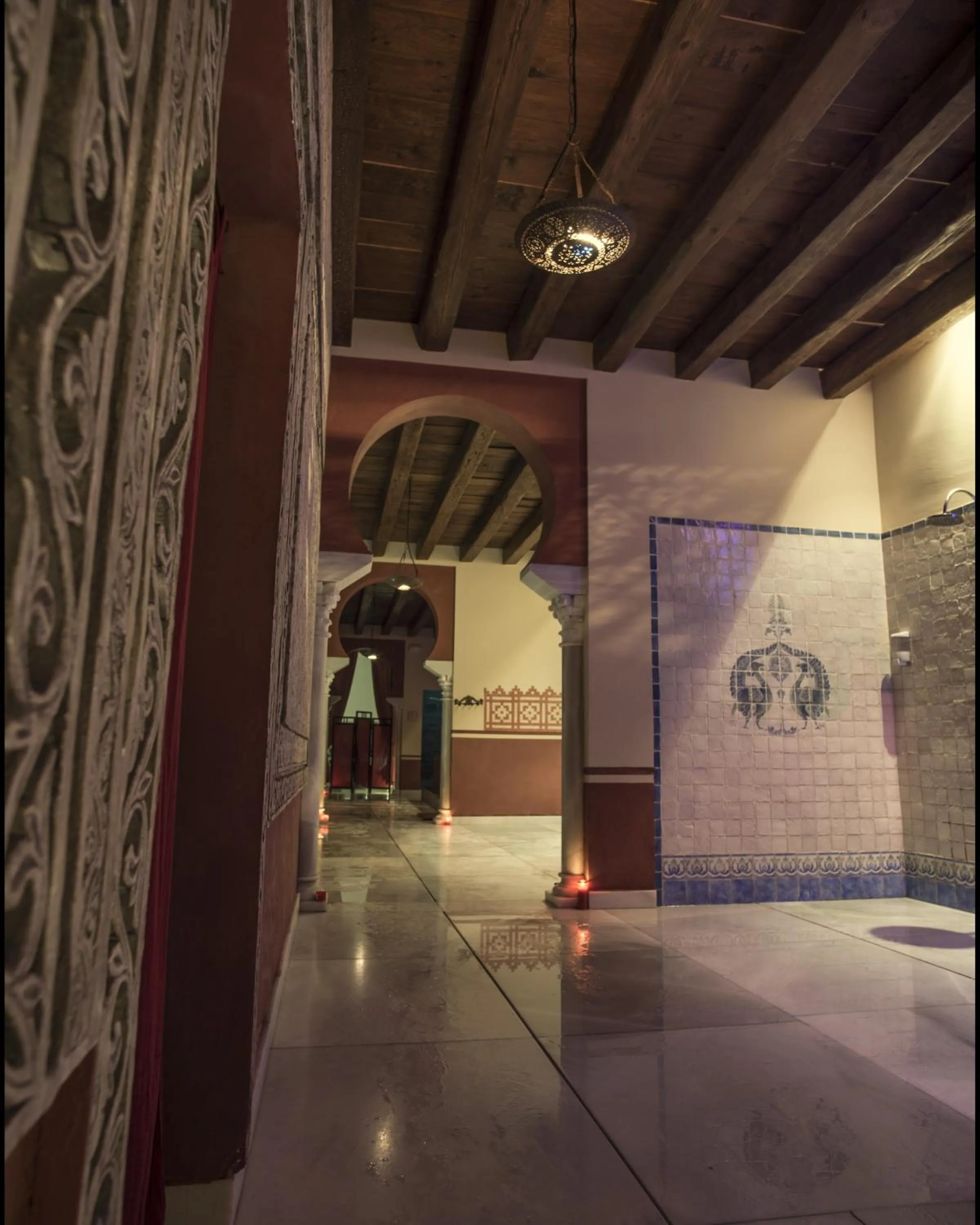 Hot Spring Bath in Hospederia Baños Arabes De Cordoba