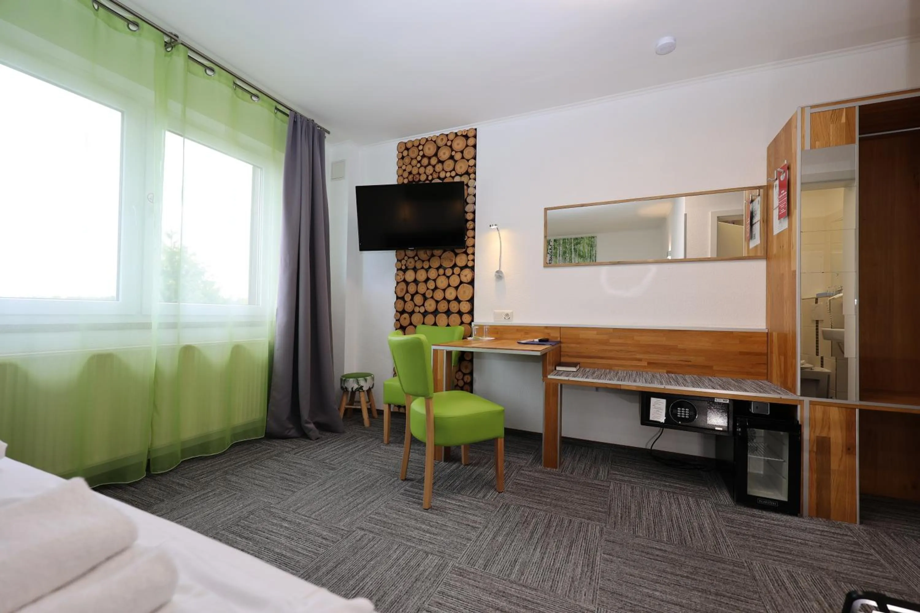 Bed in Hotel Zum Gründle