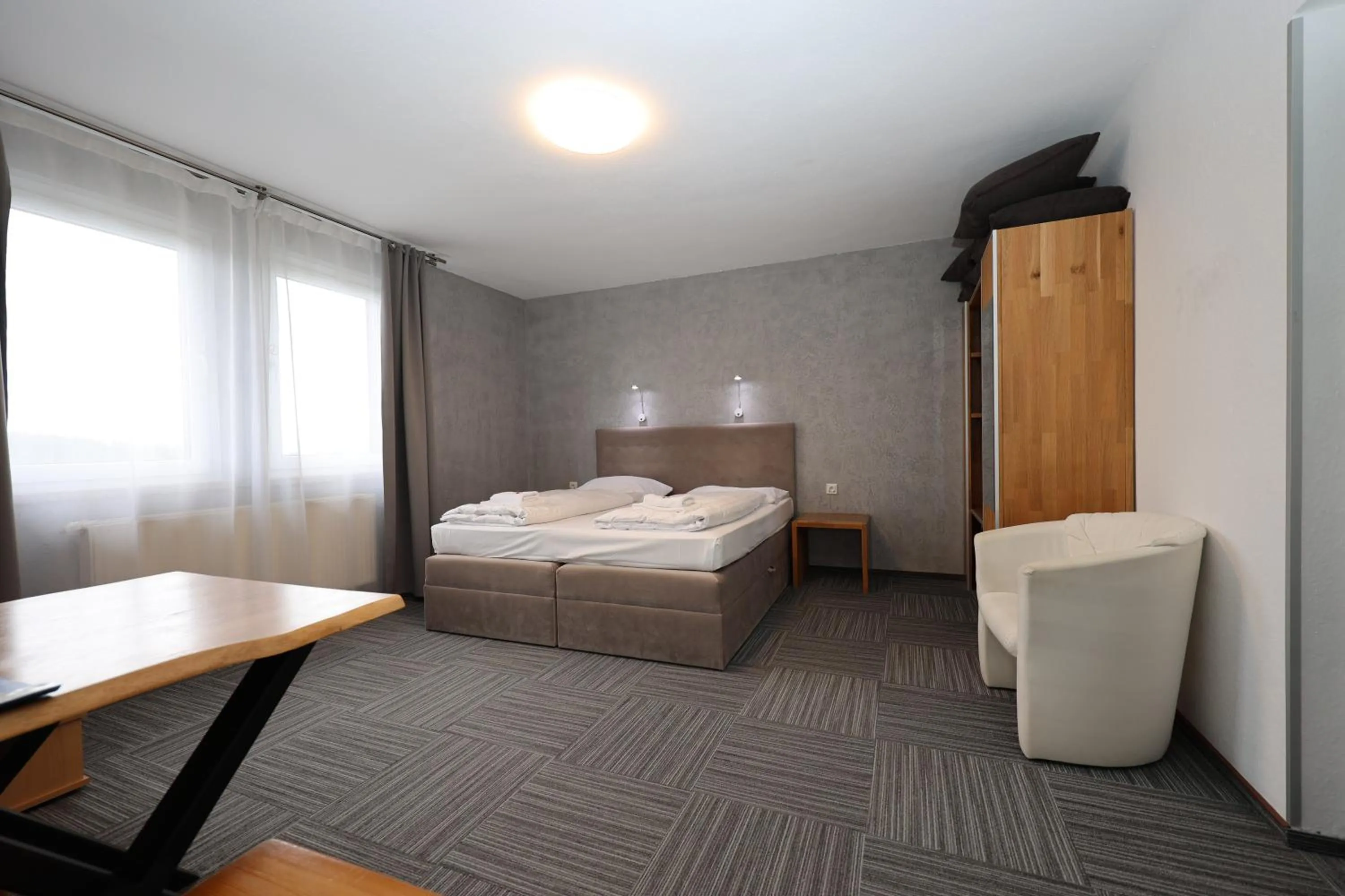 Bed in Hotel Zum Gründle