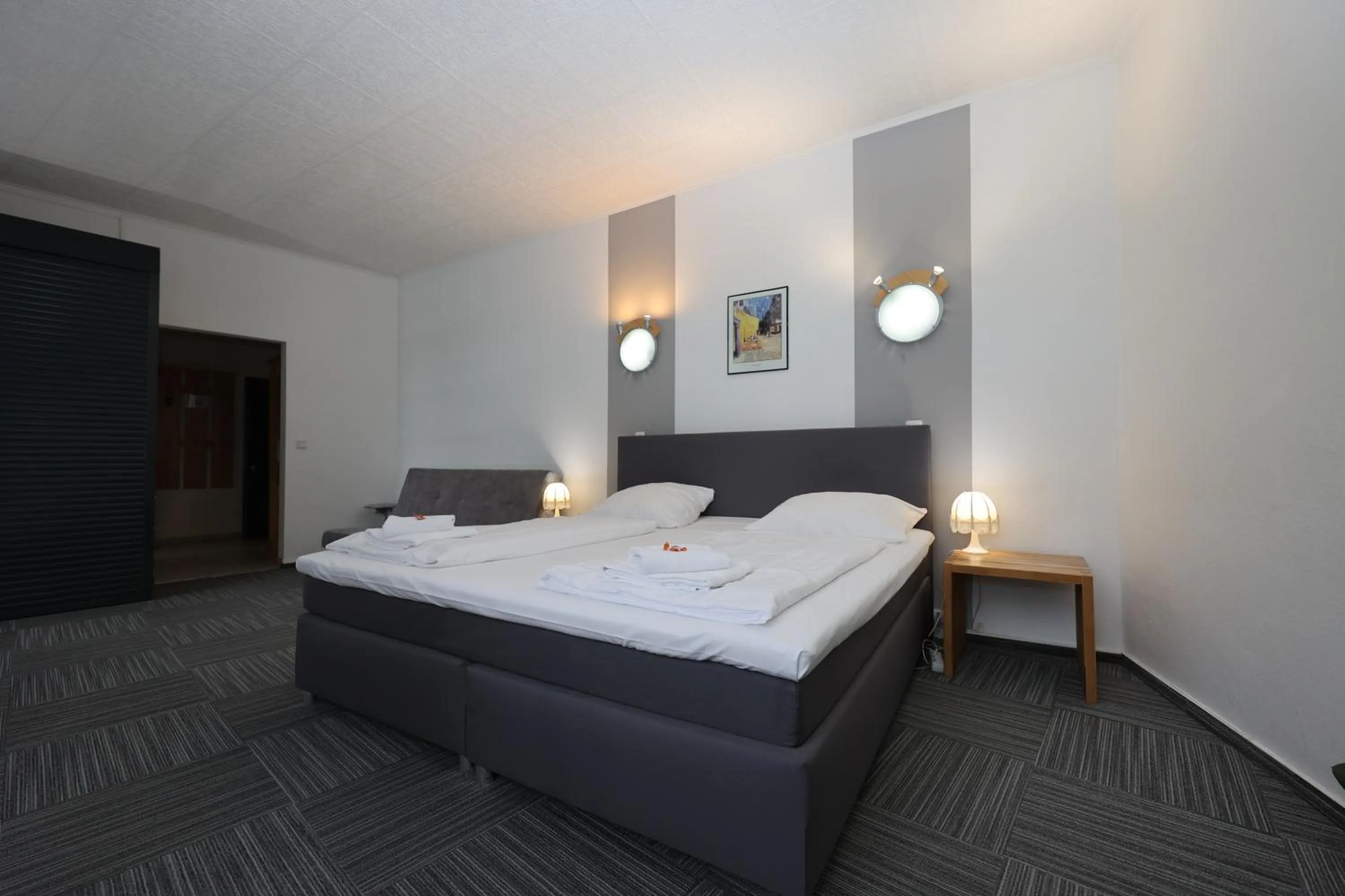 Bed in Hotel Zum Gründle