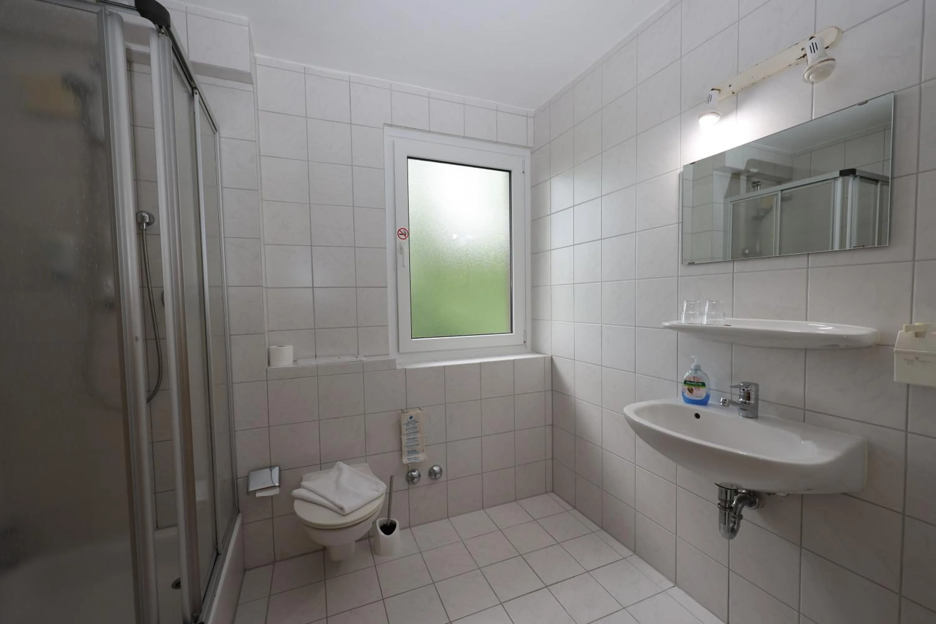 Shower in Hotel Zum Gründle